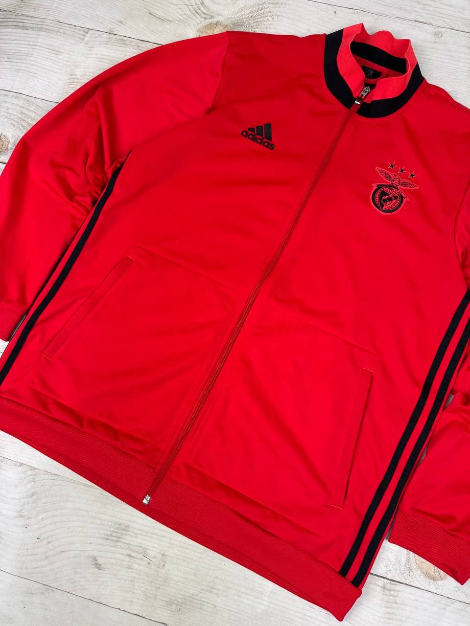 Adidas Adidas Benfica 2016 2017 Training Jacket Top Football Soccer Size US XL / EU 56 / 4 - 3 Thumbnail