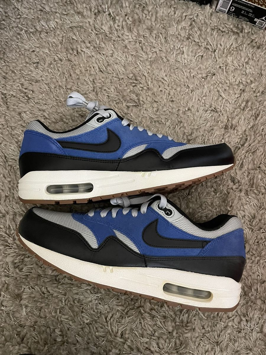 Nike Air Max 1 Essentials ‘Lyon Blue’ sz 9.5 Size US 9.5 / EU 42-43 - 2 Thumbnail