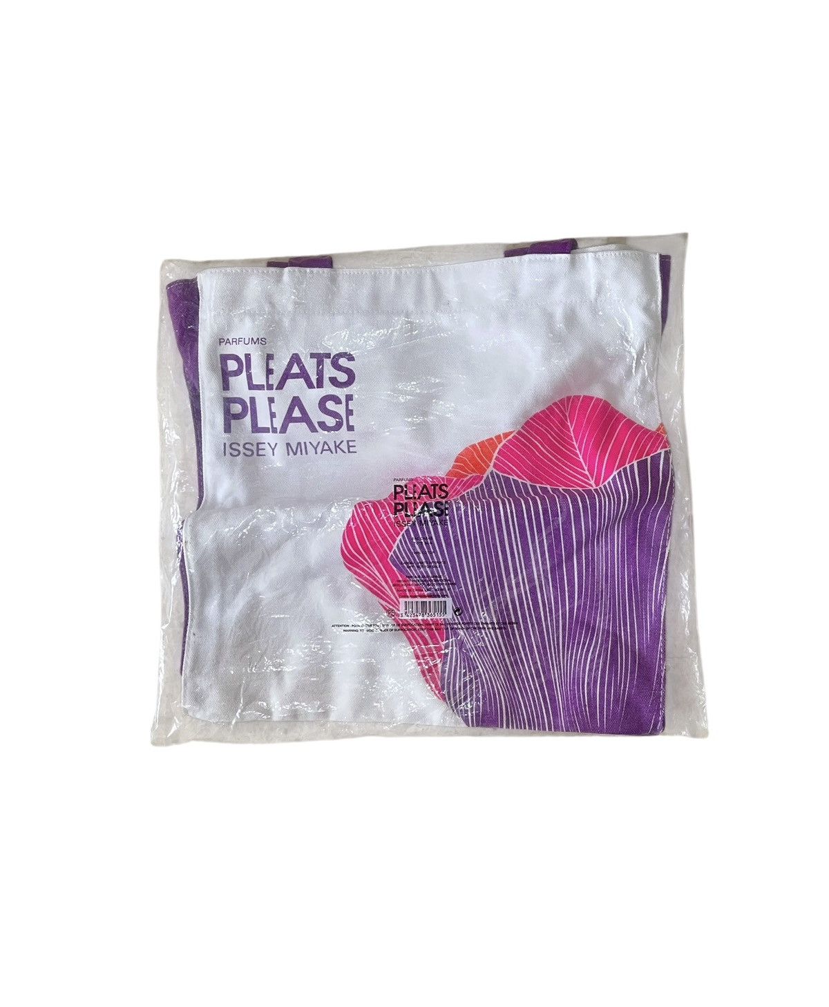 Issey Miyake Vintage issey miyake pleats please parfums canvas tote bag Size ONE SIZE - 5 Thumbnail