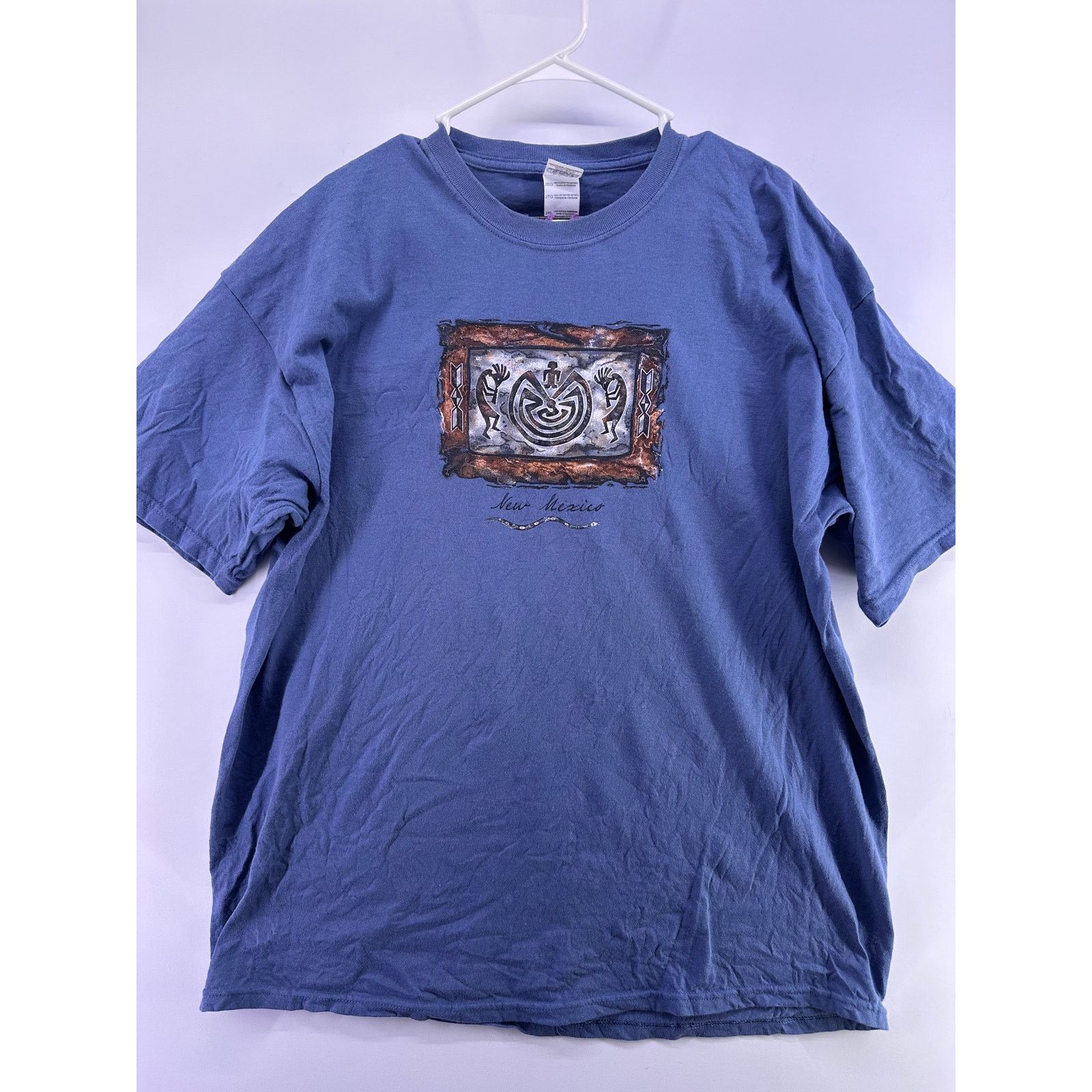 Gildan New Mexico The Legend Of The Kokopelli Print Size 2XL Size US XXL / EU 58 / 5 - 2 Thumbnail