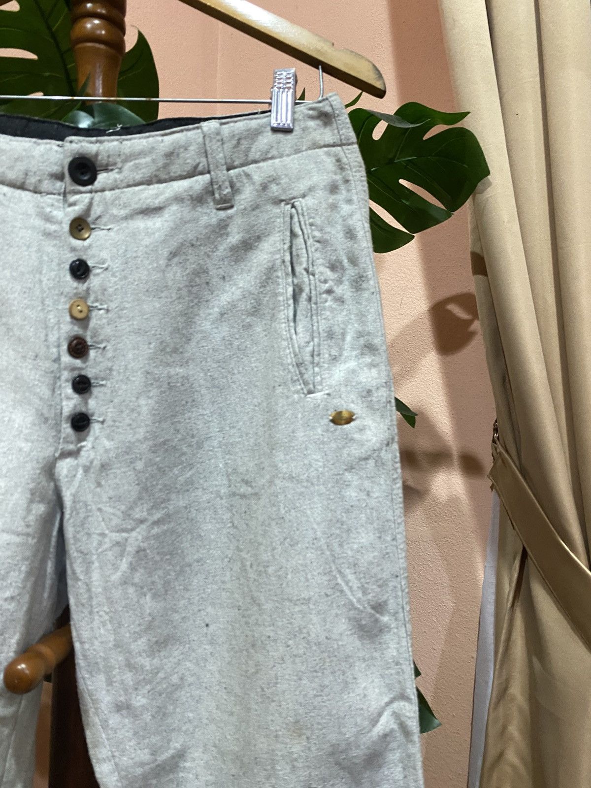 Other Clip.tab Marine Pêche French Work-Inspired Grey Trousers Size 30" / US 8 / IT 44 - 6 Thumbnail