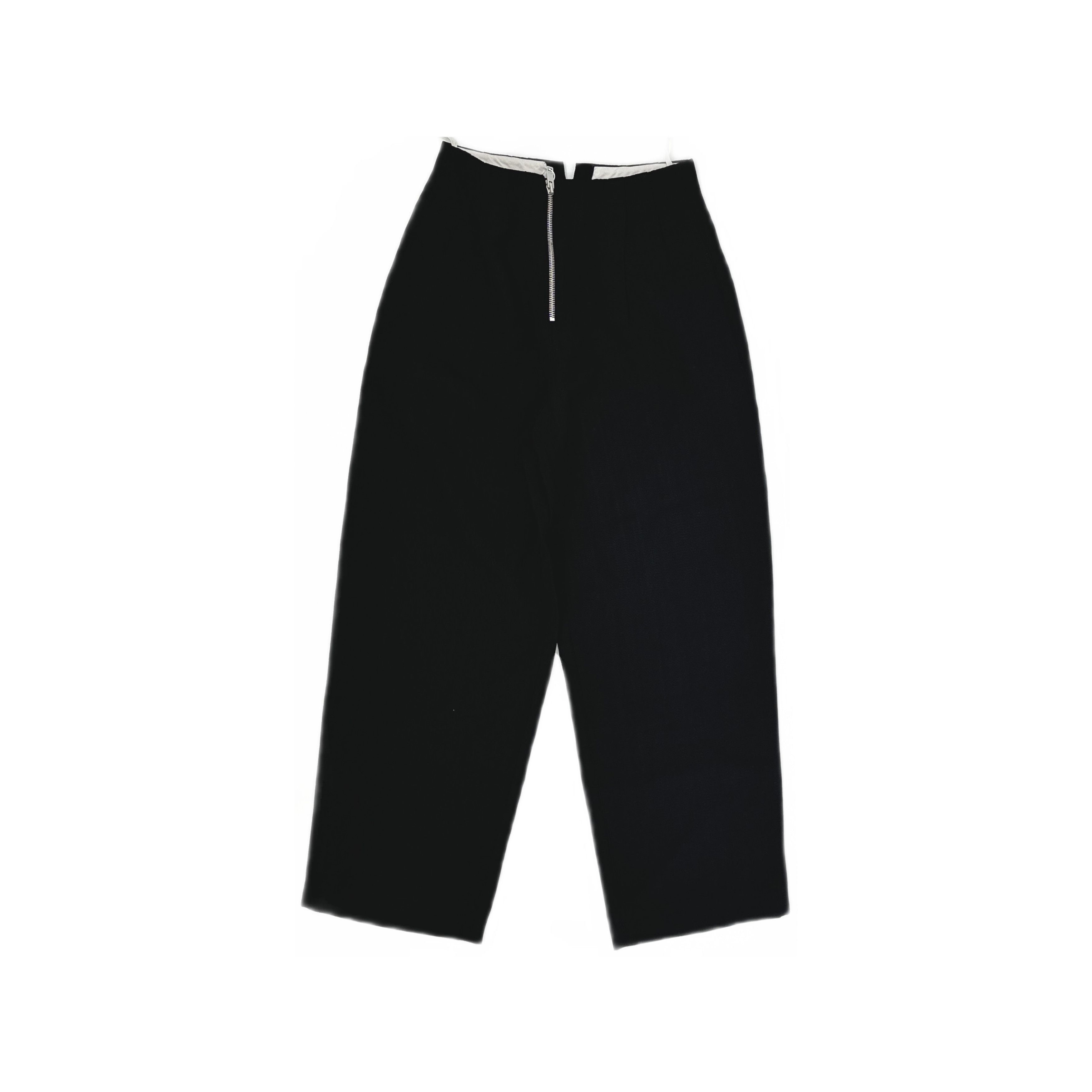 Celine Celine Black Viscose Silk Trousers Size 36 Size 26" / US 2 / IT 38 - 1 Thumbnail