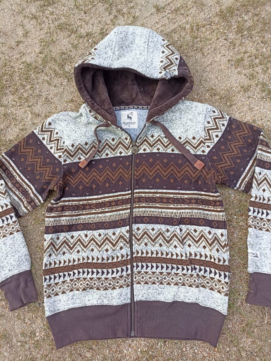 Japanese Brand × Vintage Hoodie zipper by healthknit Size US M / EU 48-50 / 2 - 5 Thumbnail