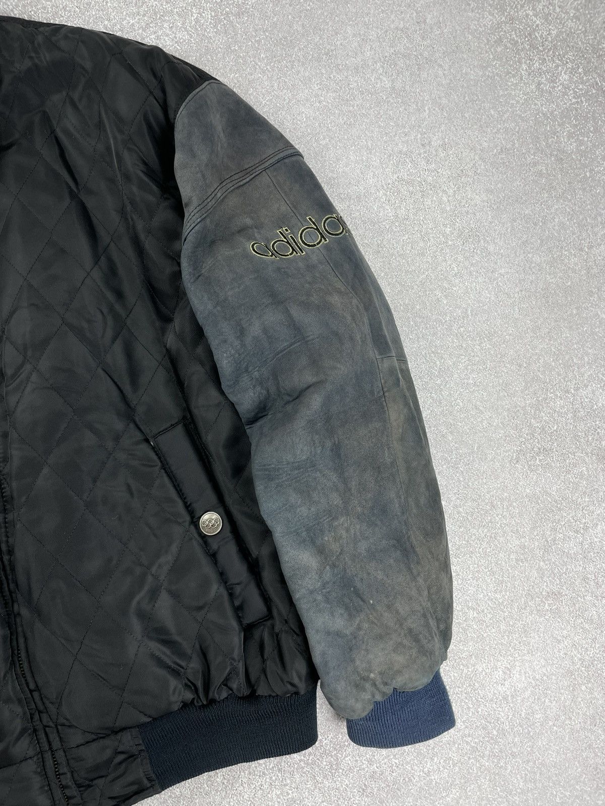 Adidas × USA Olympics × Vintage Vintage Adidas Olympic Winter Games ST.Moritz Bomber Jacket Size US S / EU 44-46 / 1 - 4 Thumbnail