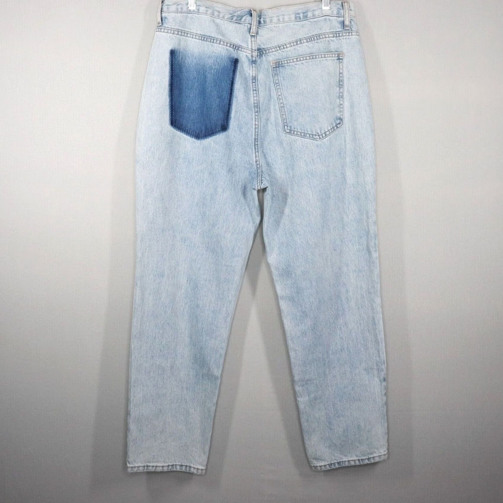 English Factory English Factory Denim Women Size 31 Distressed Mom Jeans High Rise Size 24" / US 00 / IT 34 - 5 Thumbnail