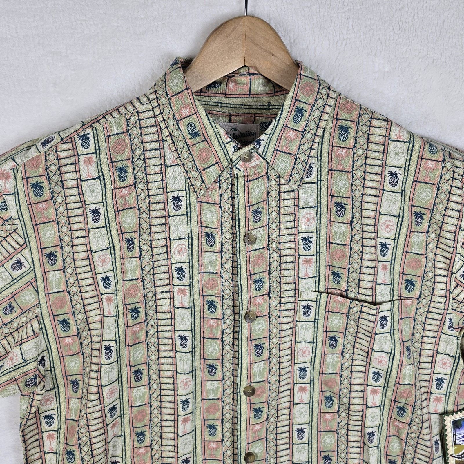 Hilo Hattie Hilo Hattie Silk Hawaiian Shirt Medium Button Up Pineapple Size US M / EU 48-50 / 2 - 3 Thumbnail