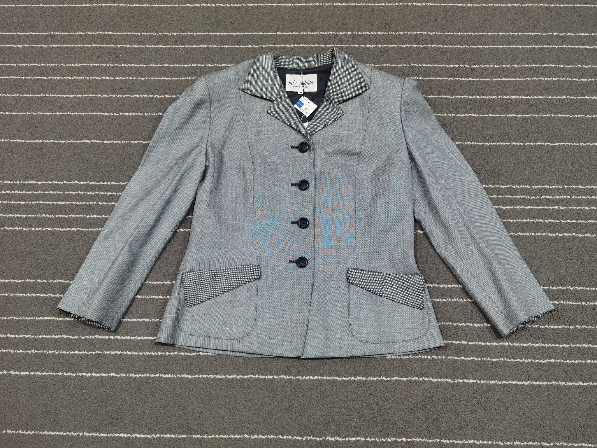 Japanese Brand miss ashida wool designer BLAZER XS 2221 Size XS / US 0-2 / IT 36-38 - 3 Thumbnail
