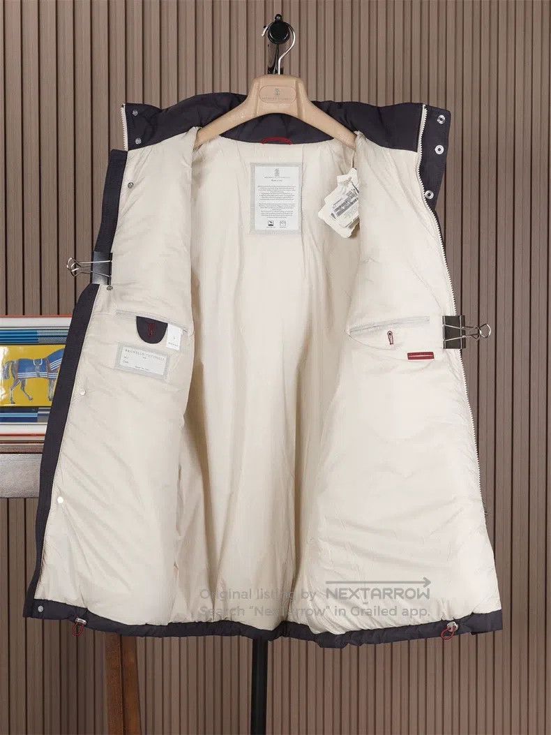 Brunello Cucinelli Brunello Cucinelli Hooded parka jacket with tech cotton pa Size US S / EU 44-46 / 1 - 3 Thumbnail