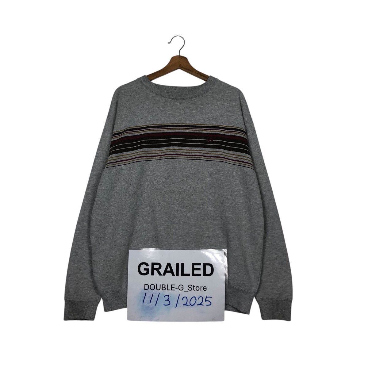 Japanese Brand × Vintage 📌Vintage Sweatshirt Hang Ten Rainbow Design Big Logo Size US L / EU 52-54 / 3 - 1 Thumbnail