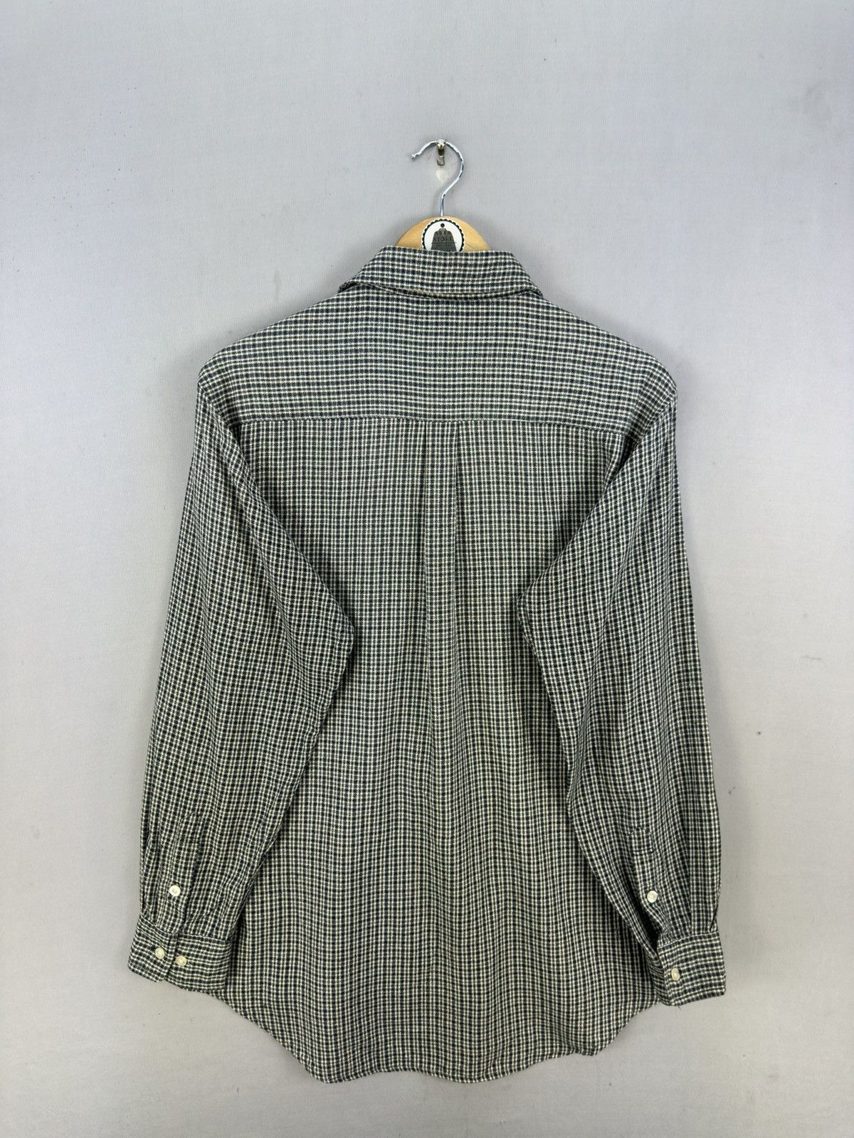Pierre Cardin Pierre Cardin Mini Plaid Check Flannel Shirt Size US L / EU 52-54 / 3 - 4 Thumbnail