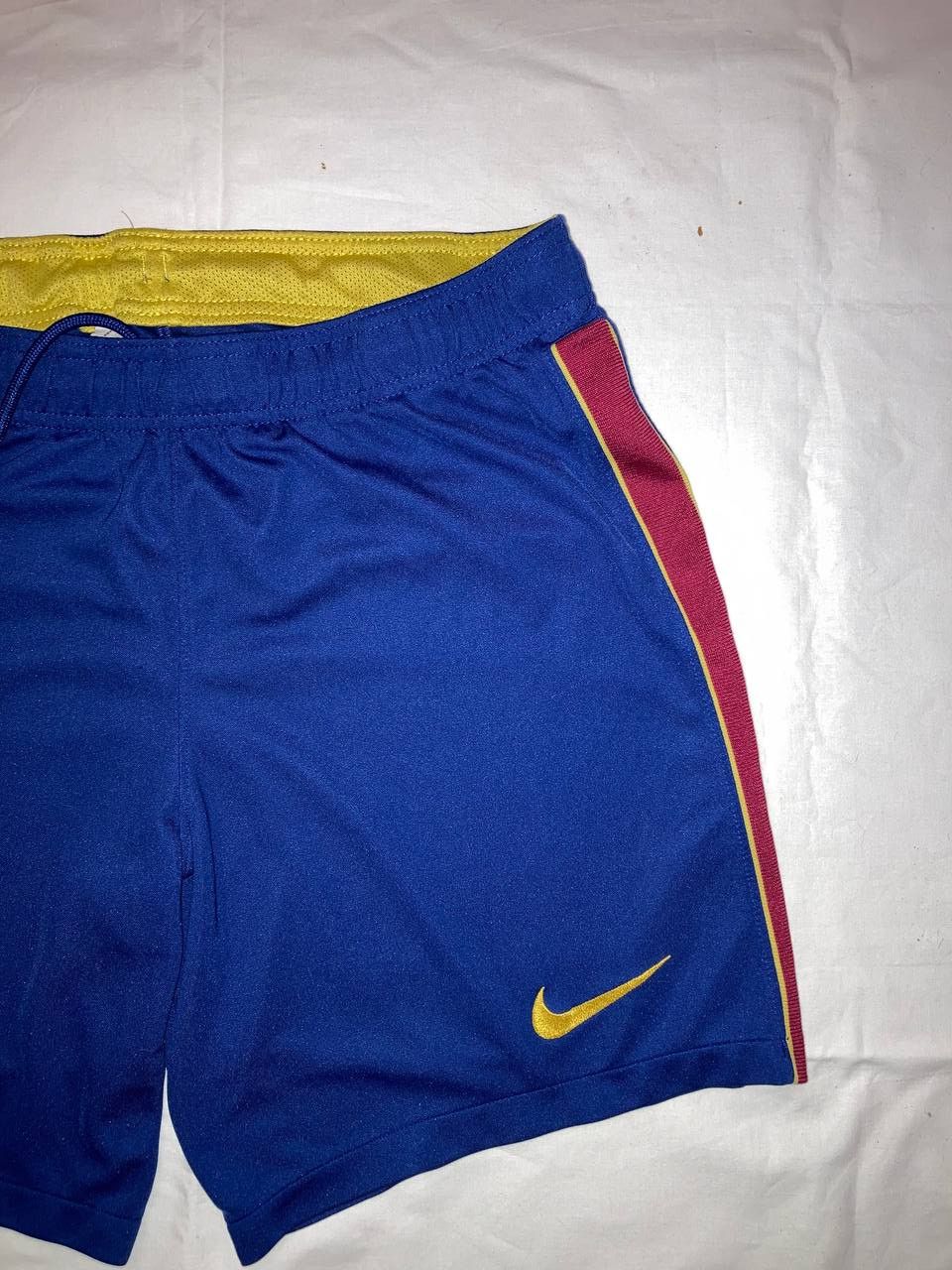 Nike NIKE BARCELONA HOME 2013/2014 FOOTBALL SOCCER SHORTS SIZE M Size US 30 / EU 46 - 3 Thumbnail