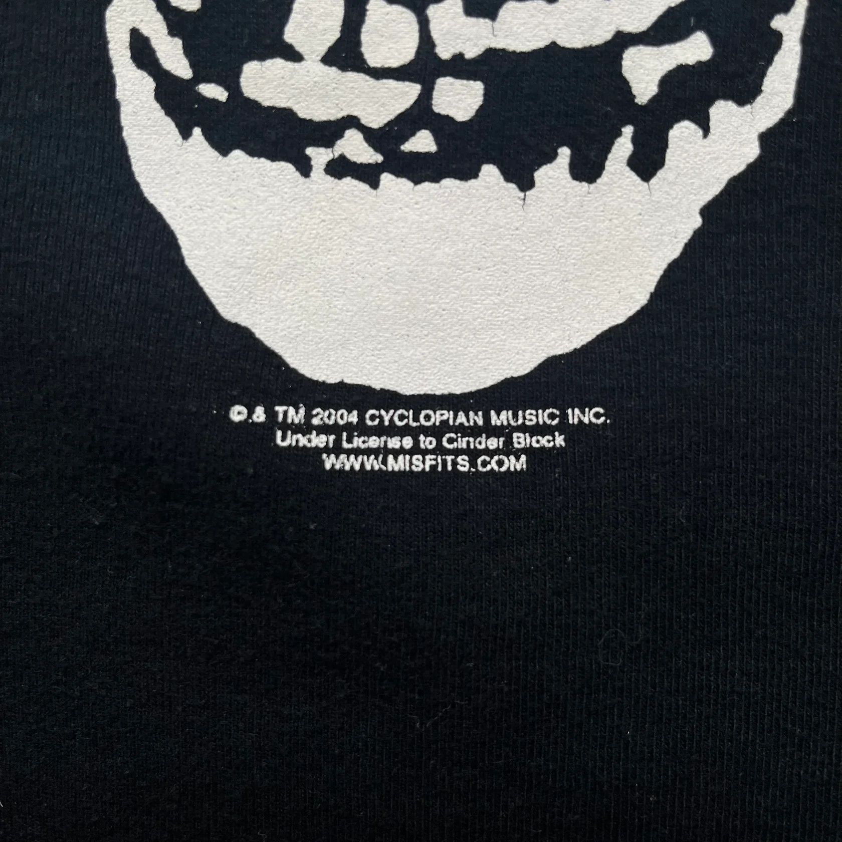 Misfits Misfits 2004 Fiend Skull Black Tee Size M / US 6-8 / IT 42-44 - 3 Thumbnail