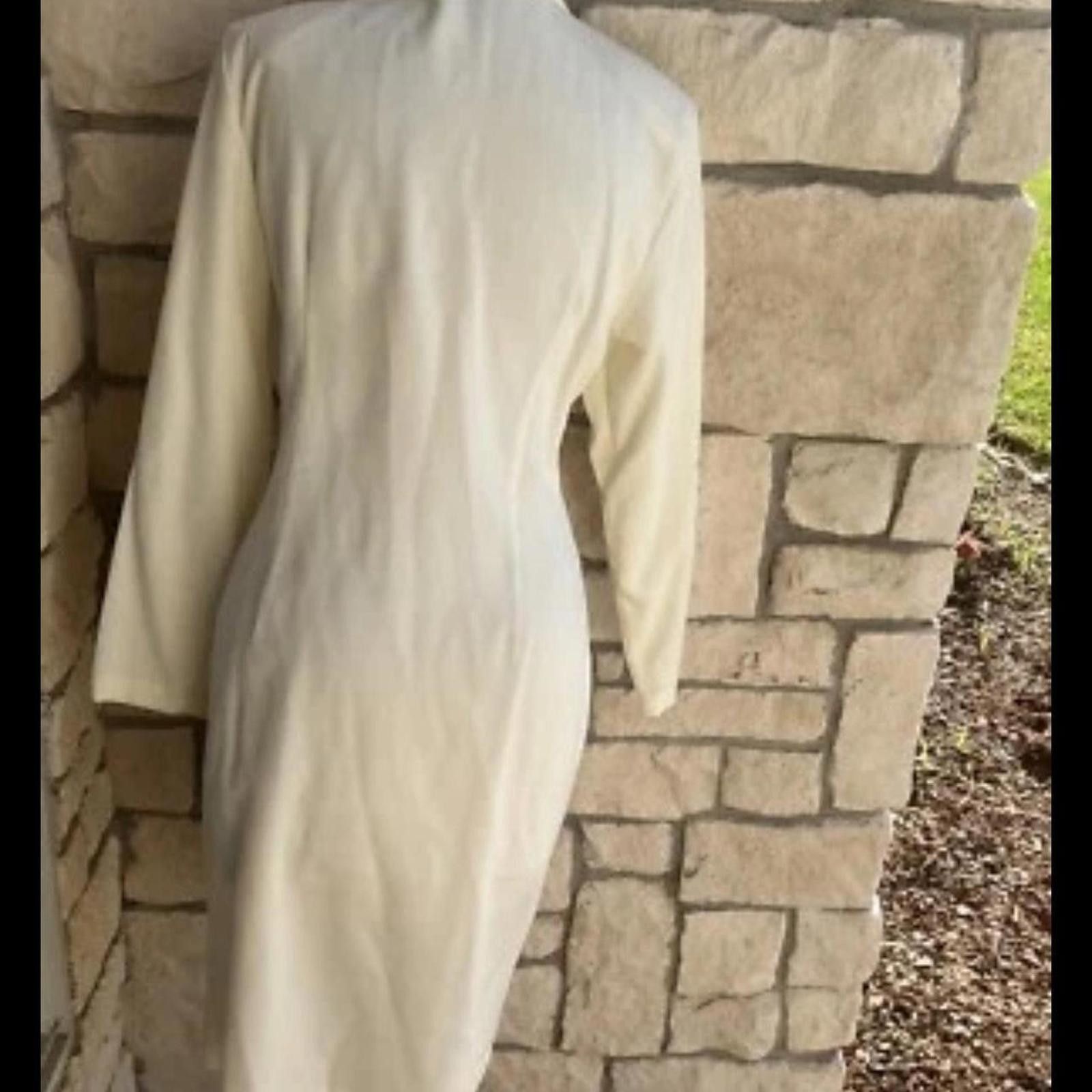 Other Cream blazer dress with embroidered #retrostyle Size M / US 6-8 / IT 42-44 - 2 Thumbnail