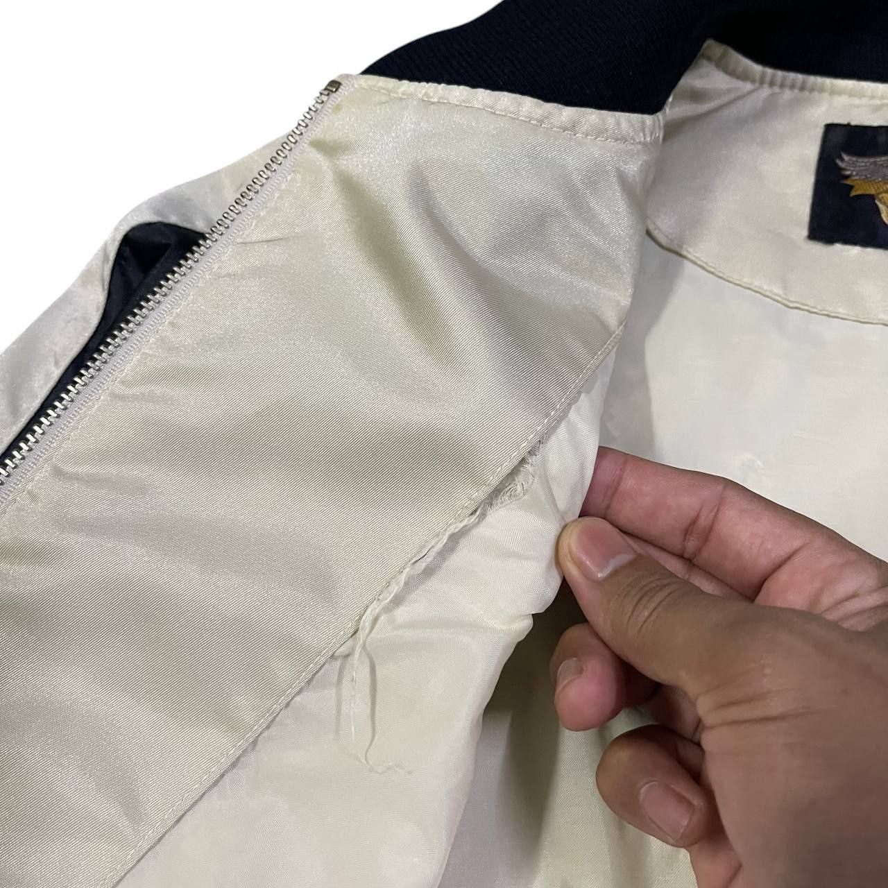 Harley Davidson Vintage Harley Davidson Sukajan Bomber Jacket Size US L / EU 52-54 / 3 - 11 Thumbnail