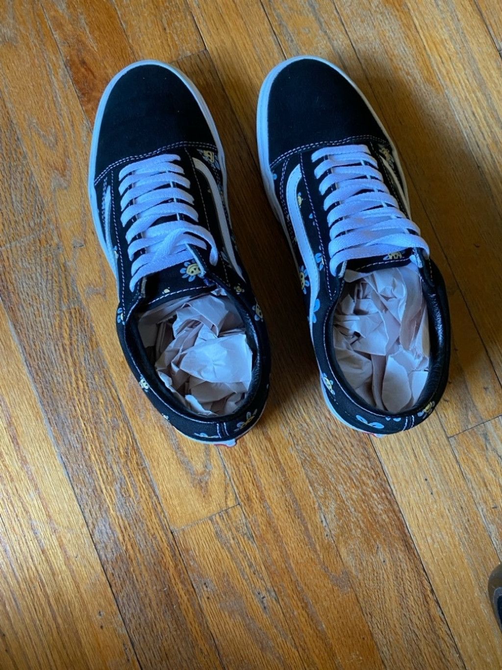 Vans VANS Black Trippy Grin Floral Canvas Suede USM 10 USW 11.5 Size US 11.5 / IT 41.5 - 6 Thumbnail