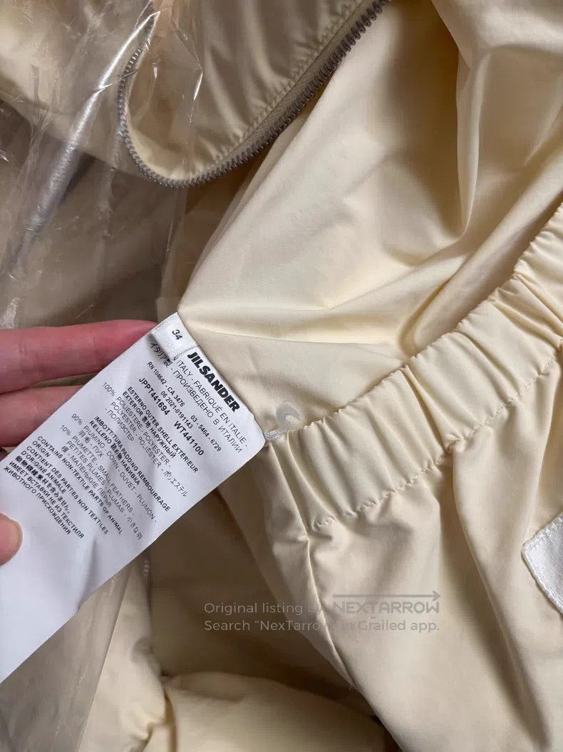 Jil Sander Jil Sander size 34 Beige zippered down jacket with hood Size M / US 6-8 / IT 42-44 - 5 Thumbnail