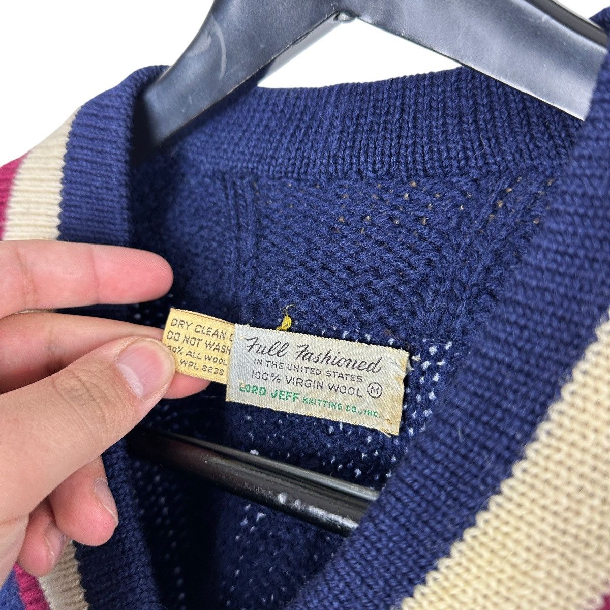 Vintage Vintage 70s Lord Jeff Wool Made In USA Sweater Size US M / EU 48-50 / 2 - 7 Thumbnail