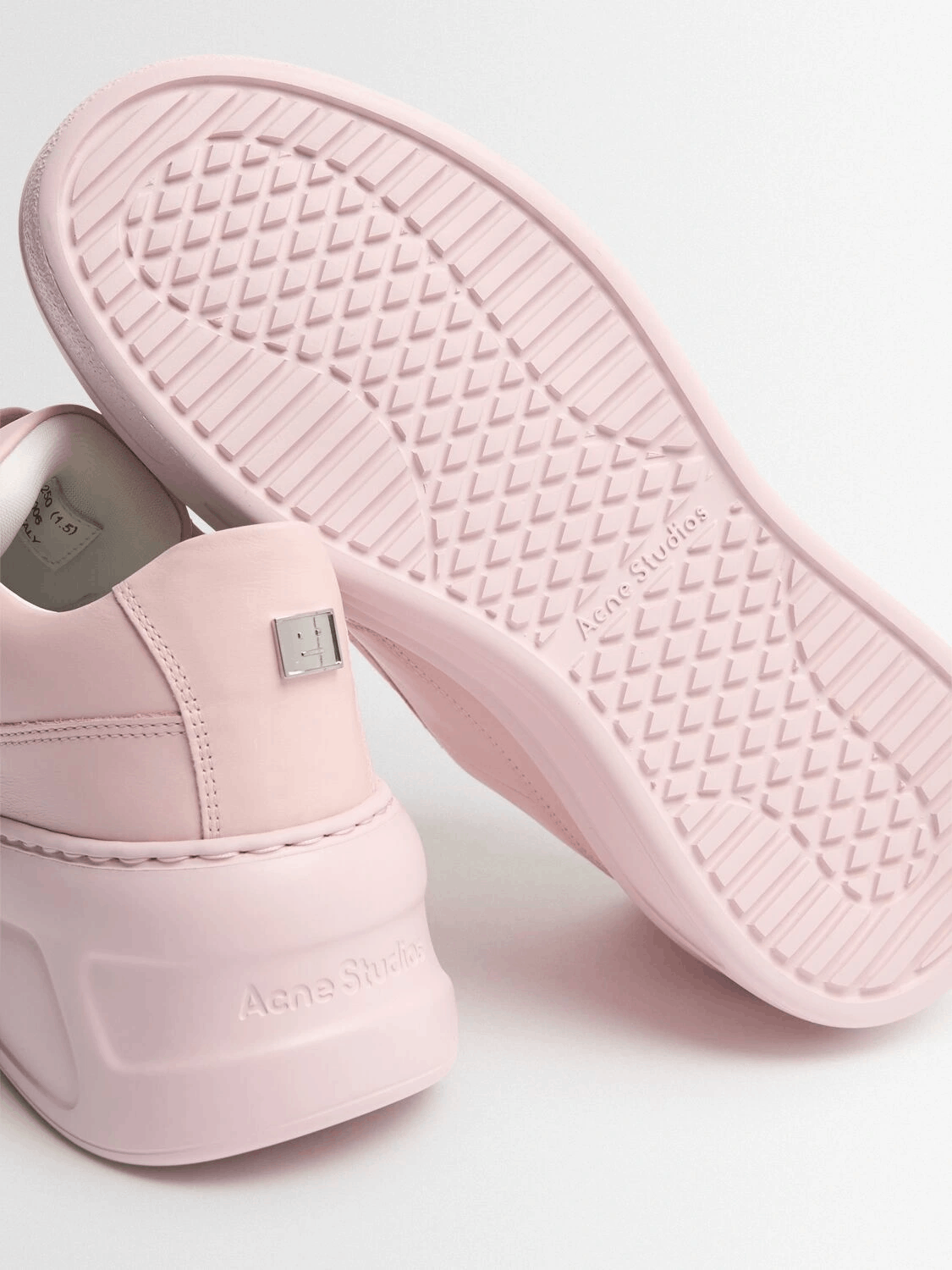 Acne Studios ACNE STUDIOS Steffey Pink Strap Platform Sneakers New Size US 11 / IT 41 - 3 Thumbnail