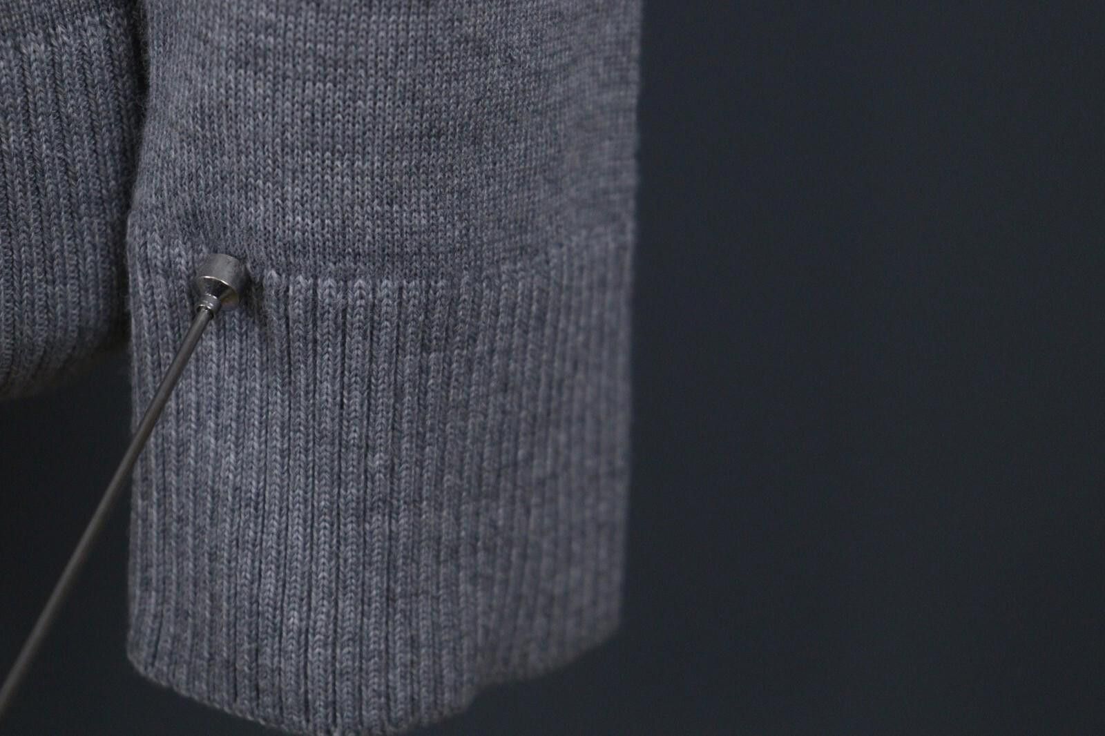 J.Lindeberg J. Lindeberg Gray Merino Wool Acrylic Zip Sweater Size M Size US M / EU 48-50 / 2 - 12 Thumbnail