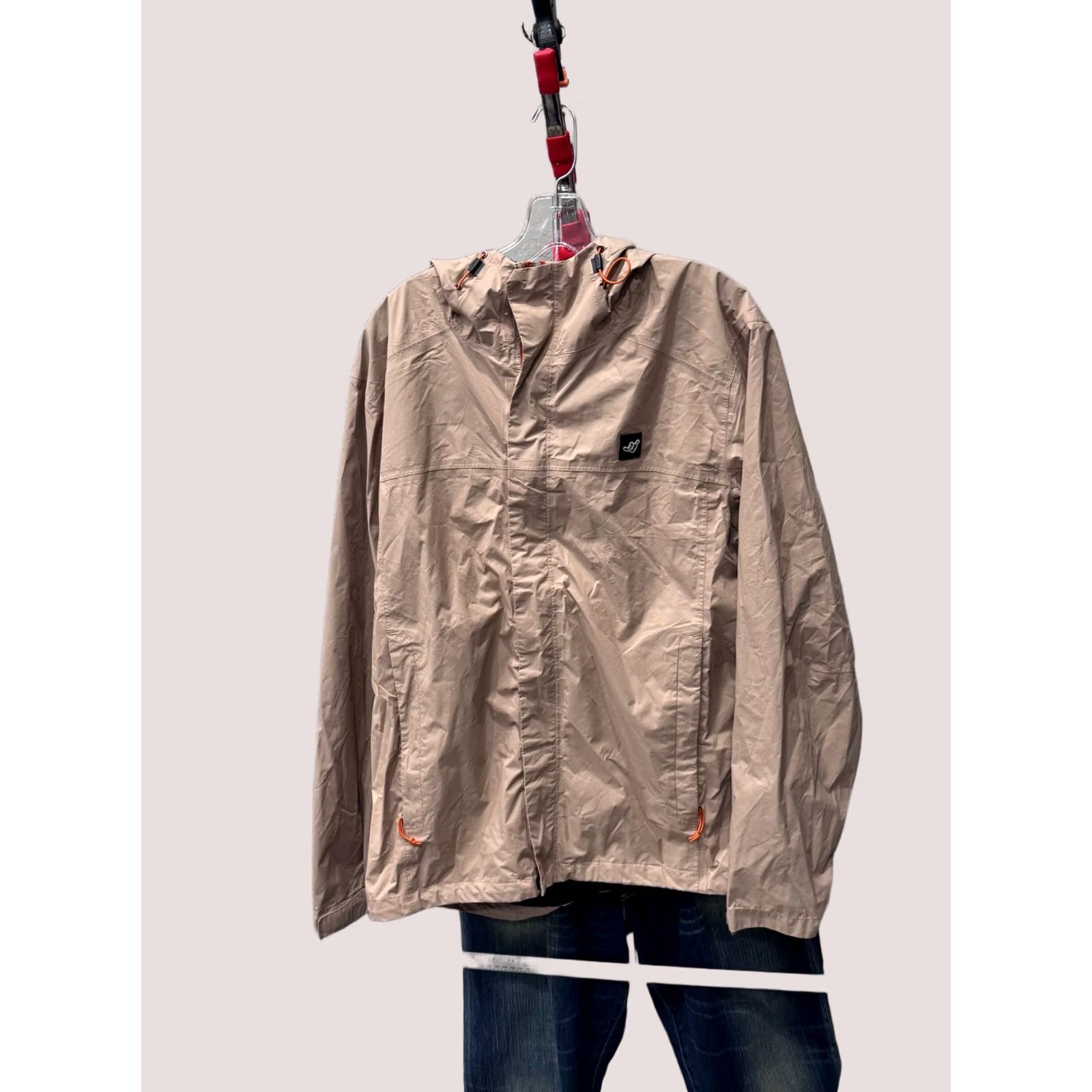 Rains WOMENS Dutch Bros Coffee Hooded Rain Jacket Coat XL Peace Rain Coat Rain Jacket Coat Womens XL Peace Multicolor Nylon Jacket Size XL / US 12-14 / IT 48-50 - 1 Thumbnail