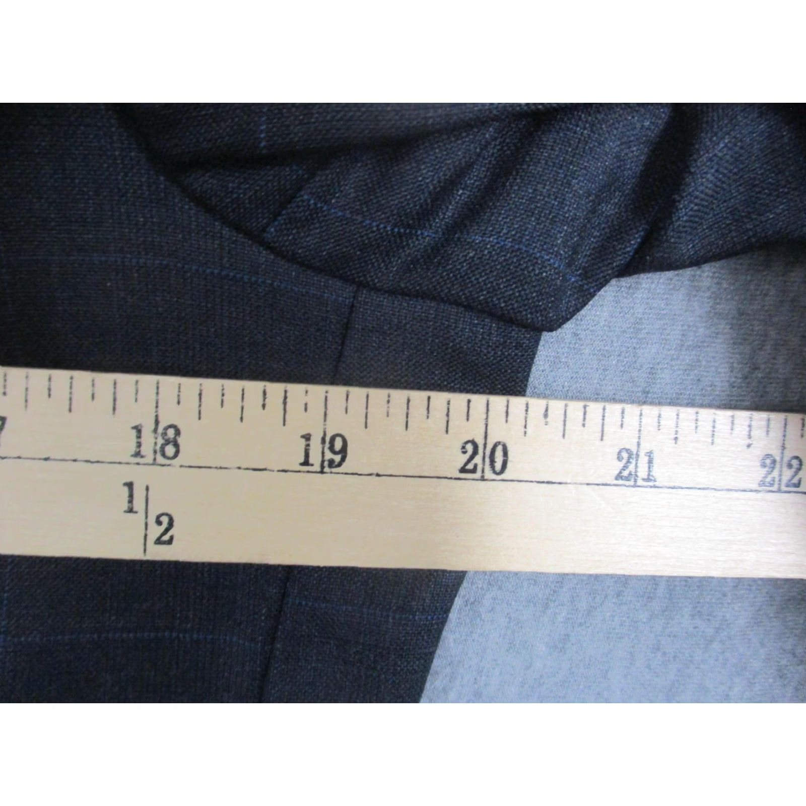 Ralph Lauren Lauren Ralph Lauren Blazer Mens 40R Gray Check Two Button Wool Sport Coat Jacket Size 40R - 4 Thumbnail