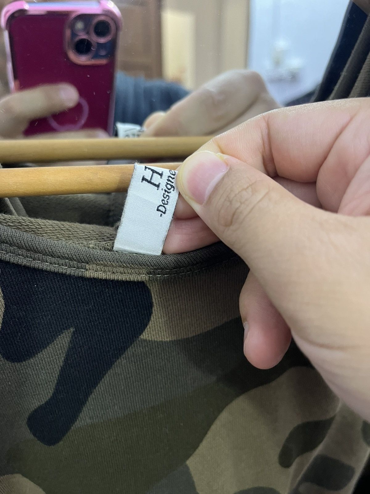 Japanese Brand H/S Designed By Rei Japan Camo Poncho Hoodie Size US L / EU 52-54 / 3 - 7 Thumbnail