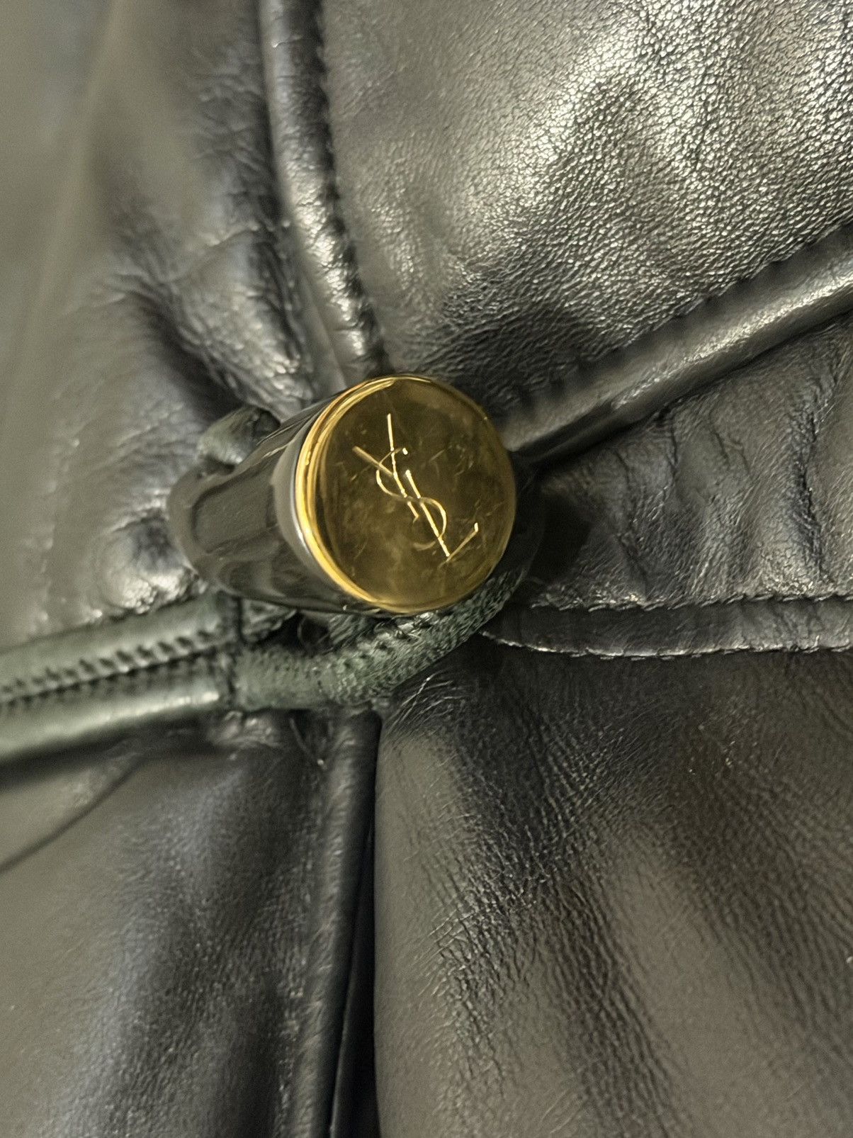 Yves Saint Laurent FALL 2005 YSL by Stefano Pilati leather coat. Size US M / EU 48-50 / 2 - 3 Thumbnail