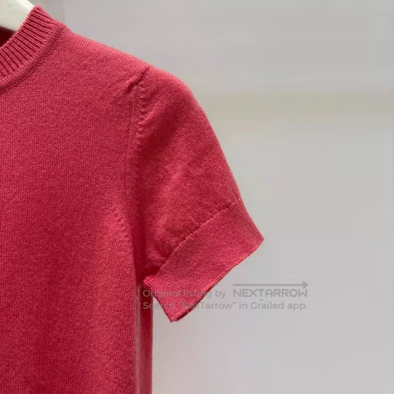 Hermes Hermes Women's Crewneck Knit Short Sleeve Sweater Size XXS / US 00 / IT 34 - 4 Thumbnail