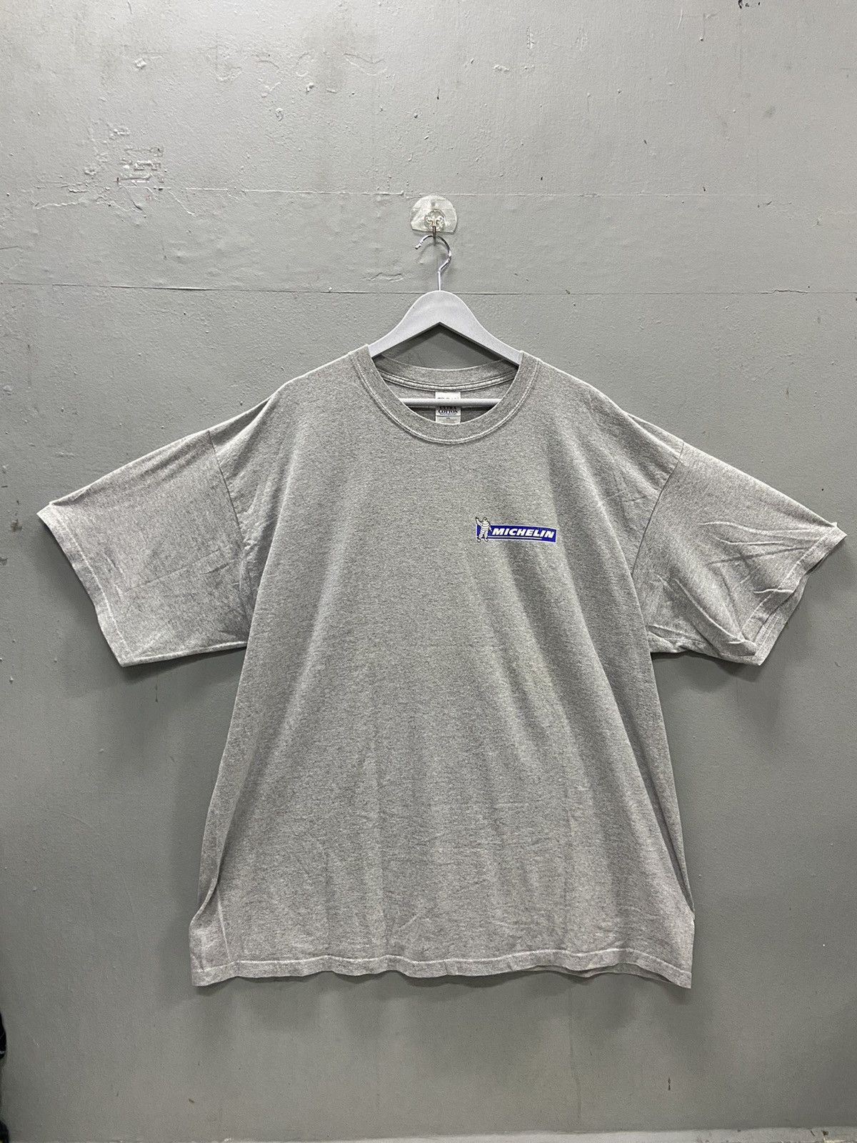 Vintage MICHELIN MAN LE COUP DE LA SEMELLE MICHELIN TEE SHIRT Size US XXL / EU 58 / 5 - 2 Thumbnail