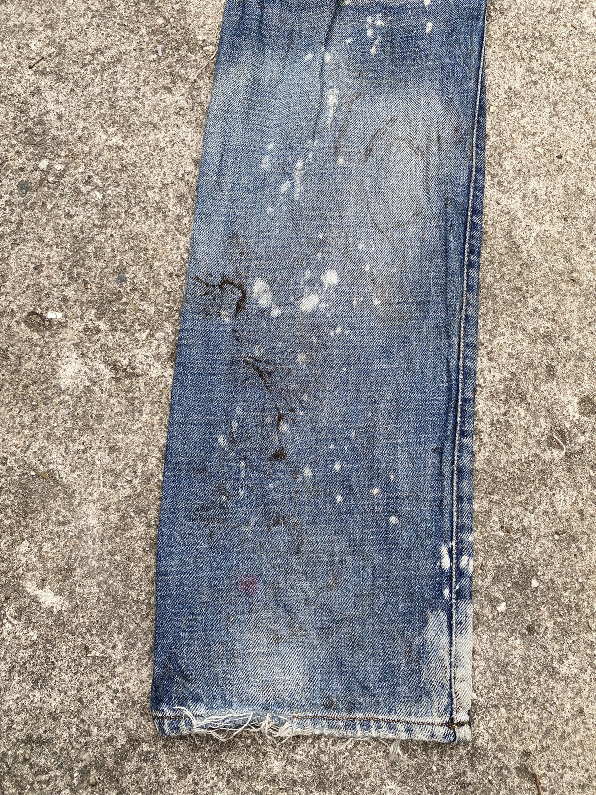 Energie Energie Italy Green Selvedge Distressed Denim Size US 32 / EU 48 - 11 Thumbnail