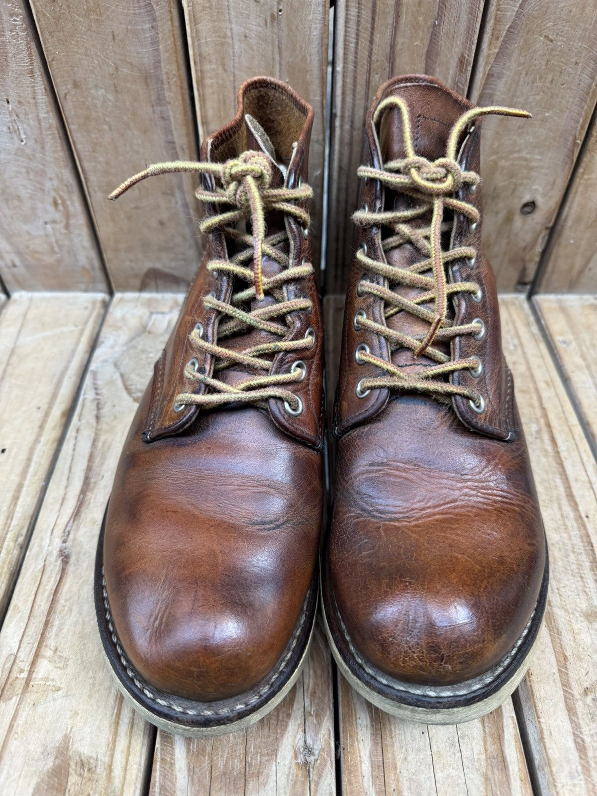 Red Wing Red Wing 9111 Chukka Brown leather boots EUR 39 UK 6 US 7 D Size US 7 / EU 40 - 5 Thumbnail