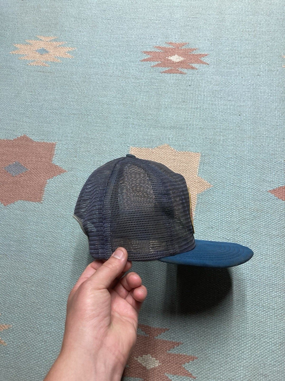 Vintage Trucker hat full mesh Pierre Marques Acapulco Mexico distres Size ONE SIZE - 12 Thumbnail