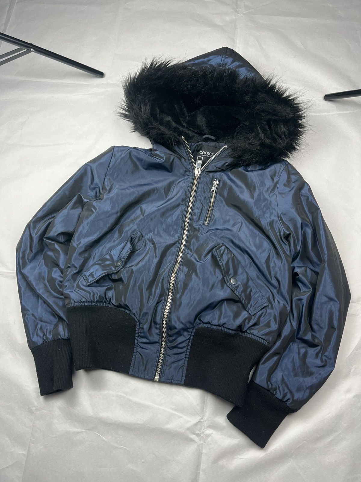 Le Grande Bleu (L.G.B.) Y2K Ifsixwasnine LGB Junya Style Fur Zip Hoodie Jacket Size L / US 10 / IT 46 - 2 Thumbnail