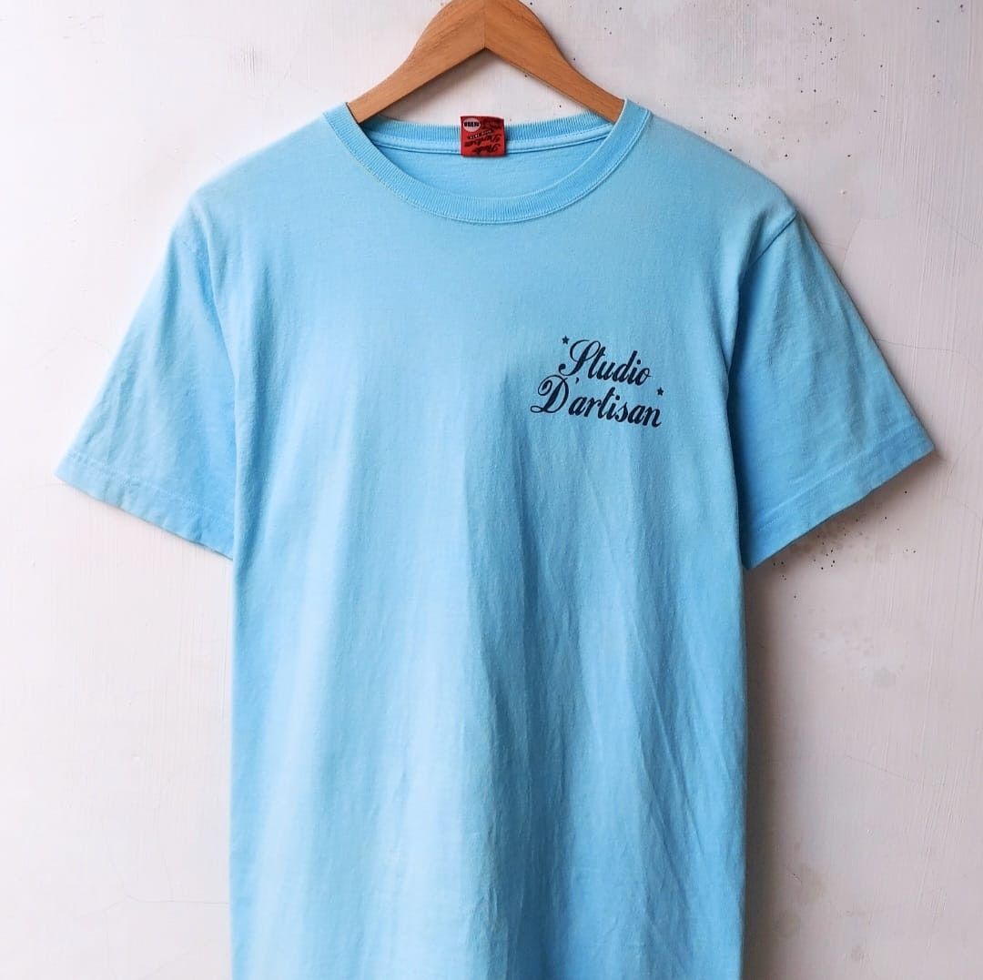 Japanese Brand × Studio D'Artisan × Vintage Vtg Studio D'Artisan Loopwheel Logo Back Print Tshirt Size US M / EU 48-50 / 2 - 3 Thumbnail