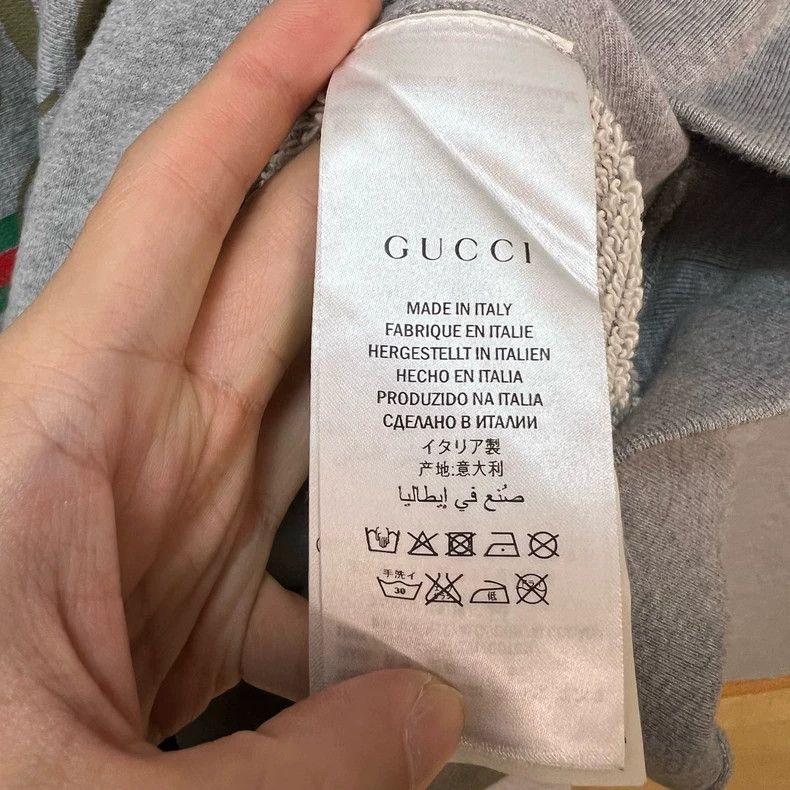 Gucci Gucci Gray chest belt round-neck pullover sweatshirt 2501-N Size US M / EU 48-50 / 2 - 4 Thumbnail