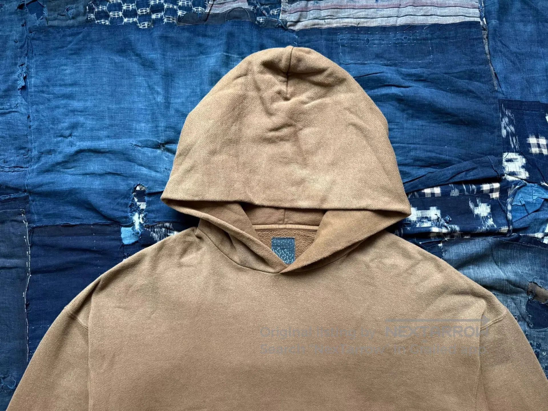 Visvim Brown Hoodie with Front Pocket, Size XL. Size US XL / EU 56 / 4 - 2 Thumbnail