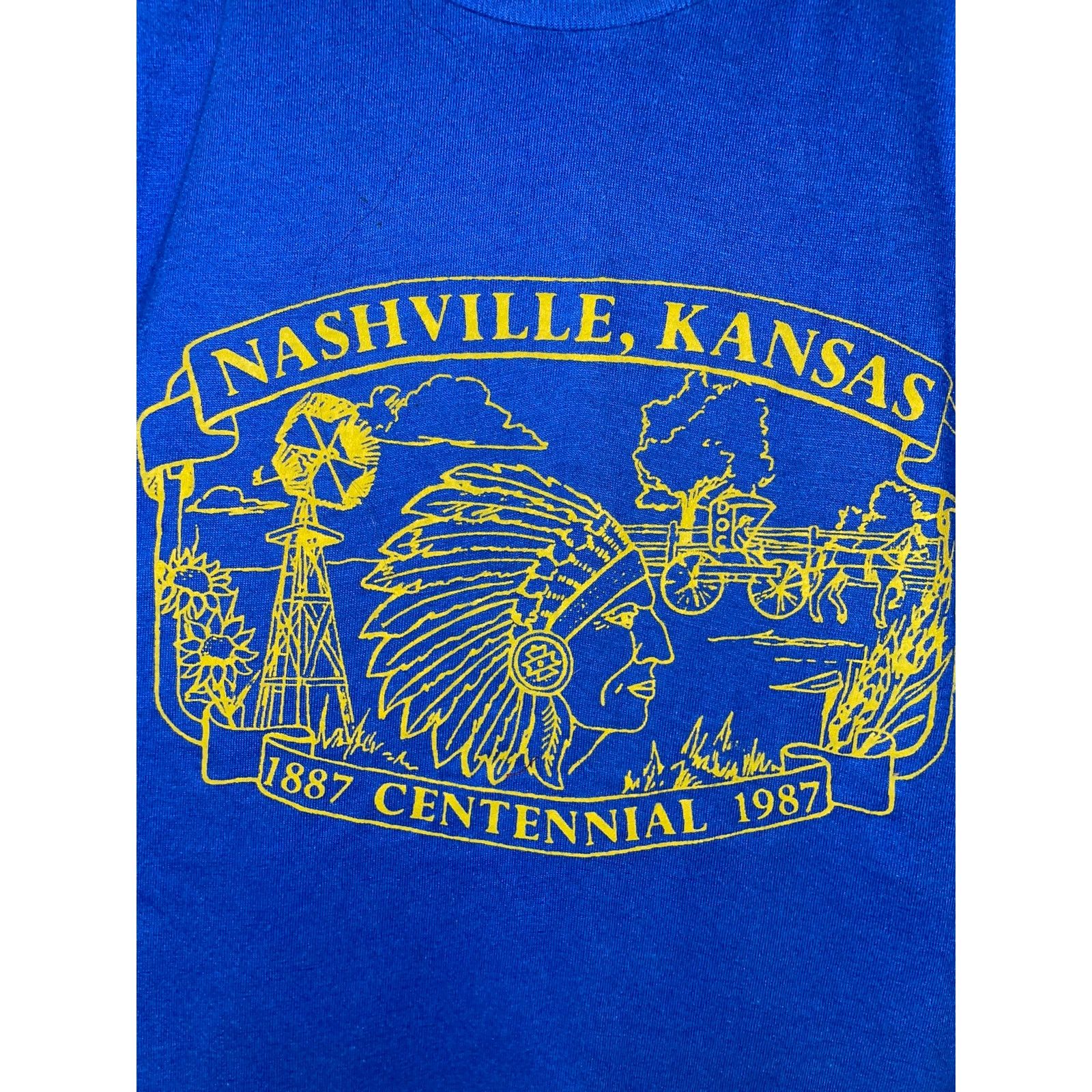Vintage Vintage Kansas Shirt Nashville City Centennial Tee 1987 M Size US M / EU 48-50 / 2 - 4 Thumbnail
