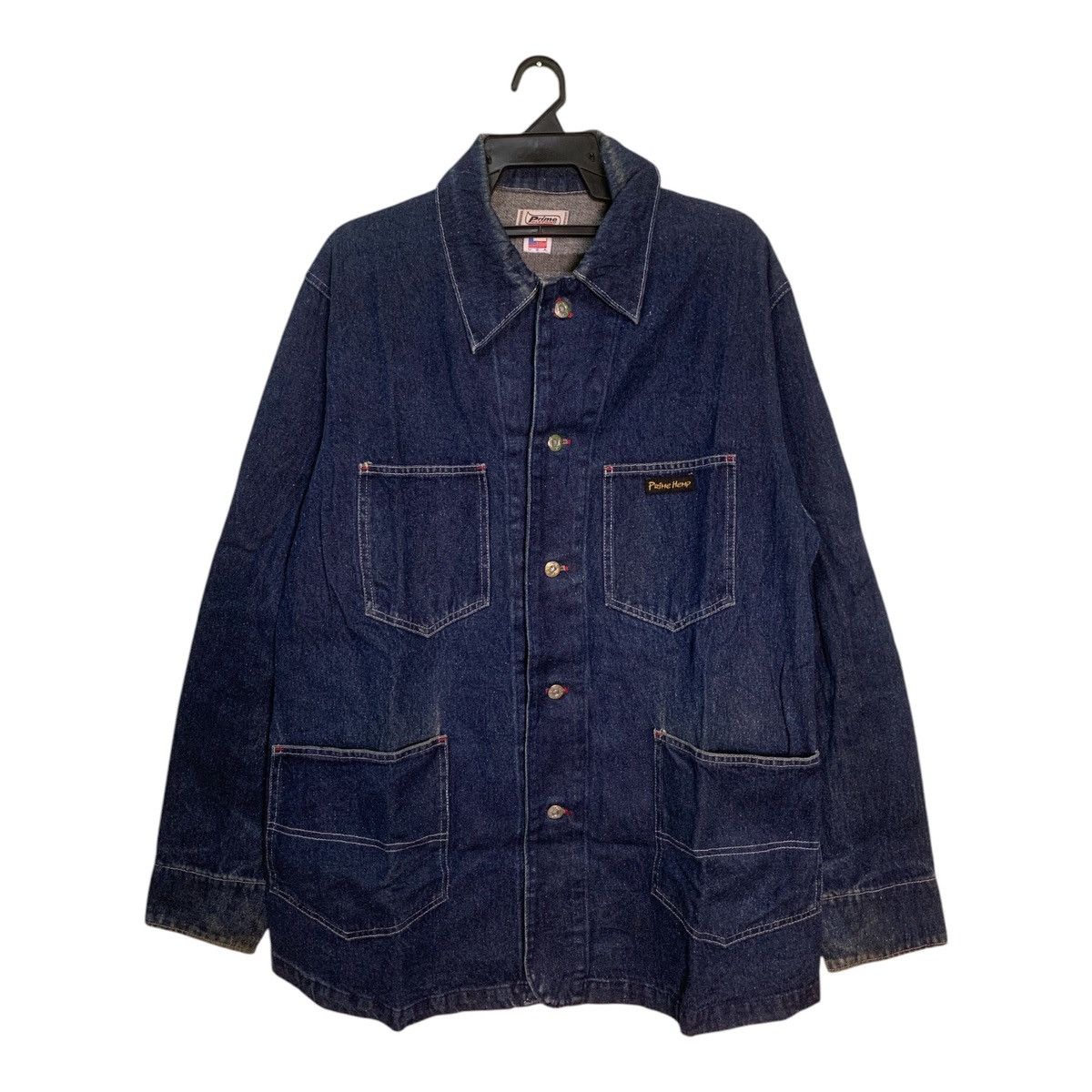 Vintage Rare Design Vintage Prime Hemp Chore Denim Jackets Size US M / EU 48-50 / 2 - 1 Thumbnail