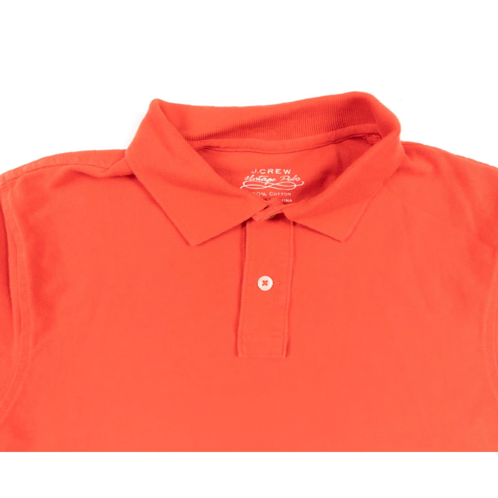 J.Crew J.Crew Polo Shirt Men Small Orange Short Sleeve Collared Knit Cotton 1 Polo Preppy 90s Vibe Size US S / EU 44-46 / 1 - 2 Thumbnail