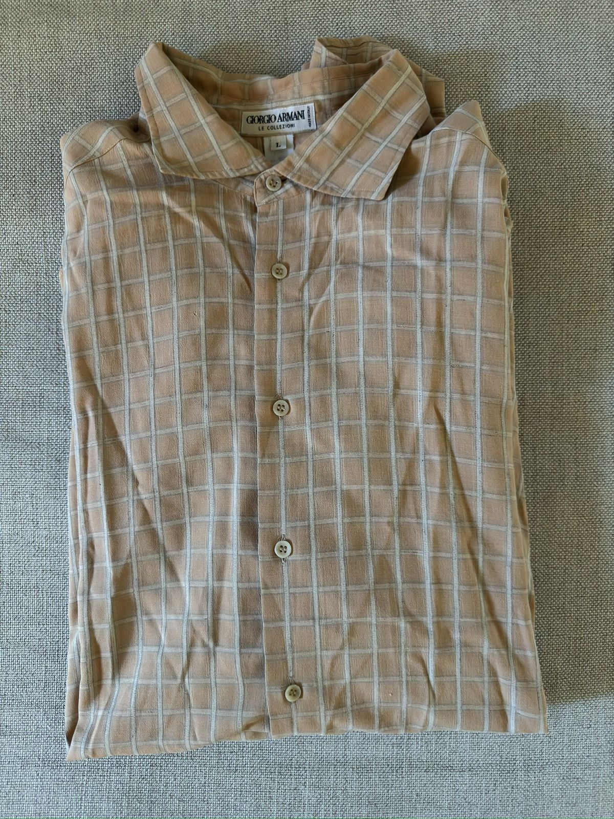 Giorgio Armani Giorgio Armani Le Collezioni Made in Italy Vintage Shirt Size US L / EU 52-54 / 3 - 1 Thumbnail