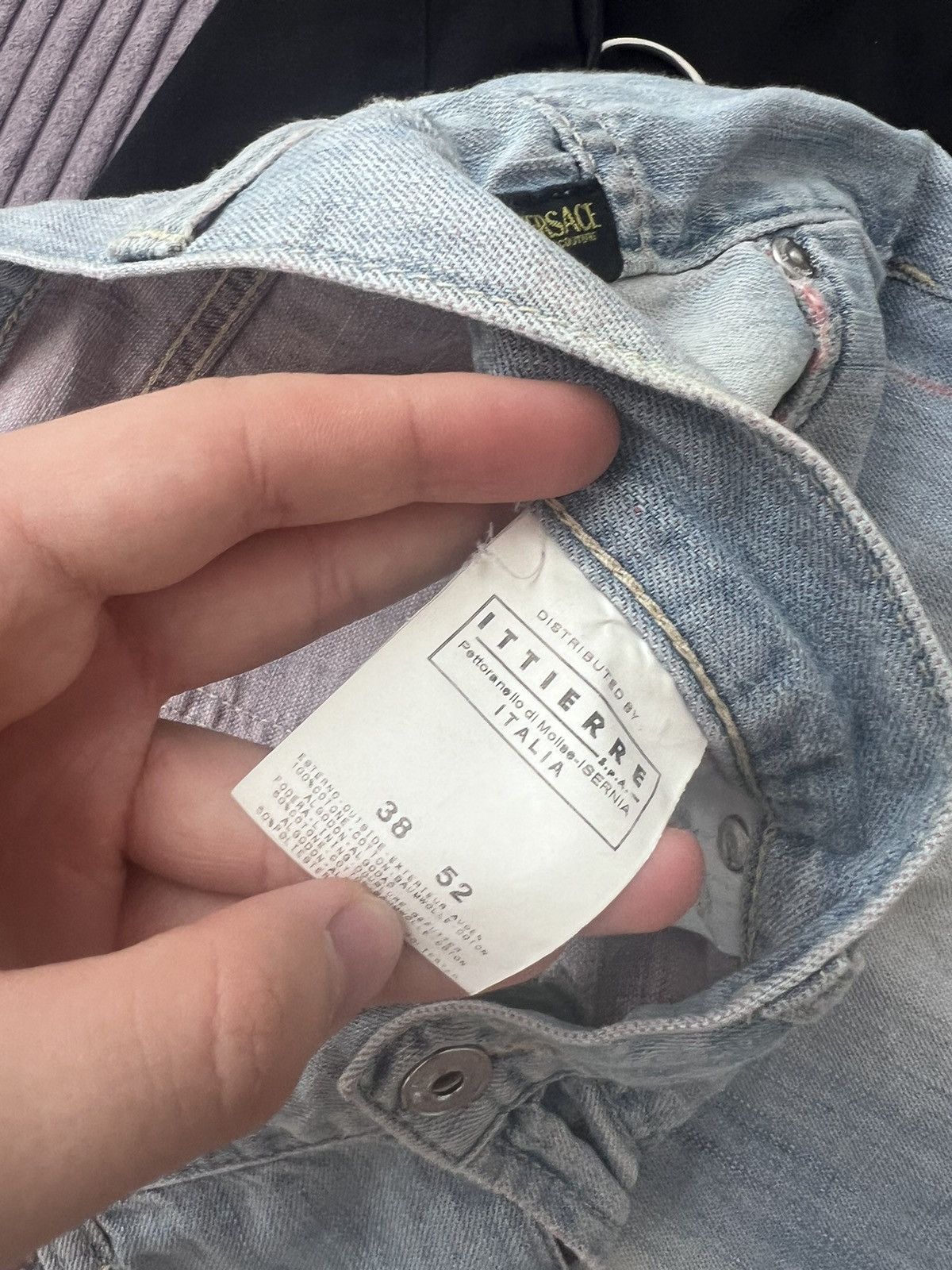 Versace Versace Jeans Couture Vintage Y2k Denim Pans Hype Washed Size US 38 / EU 54 - 12 Thumbnail