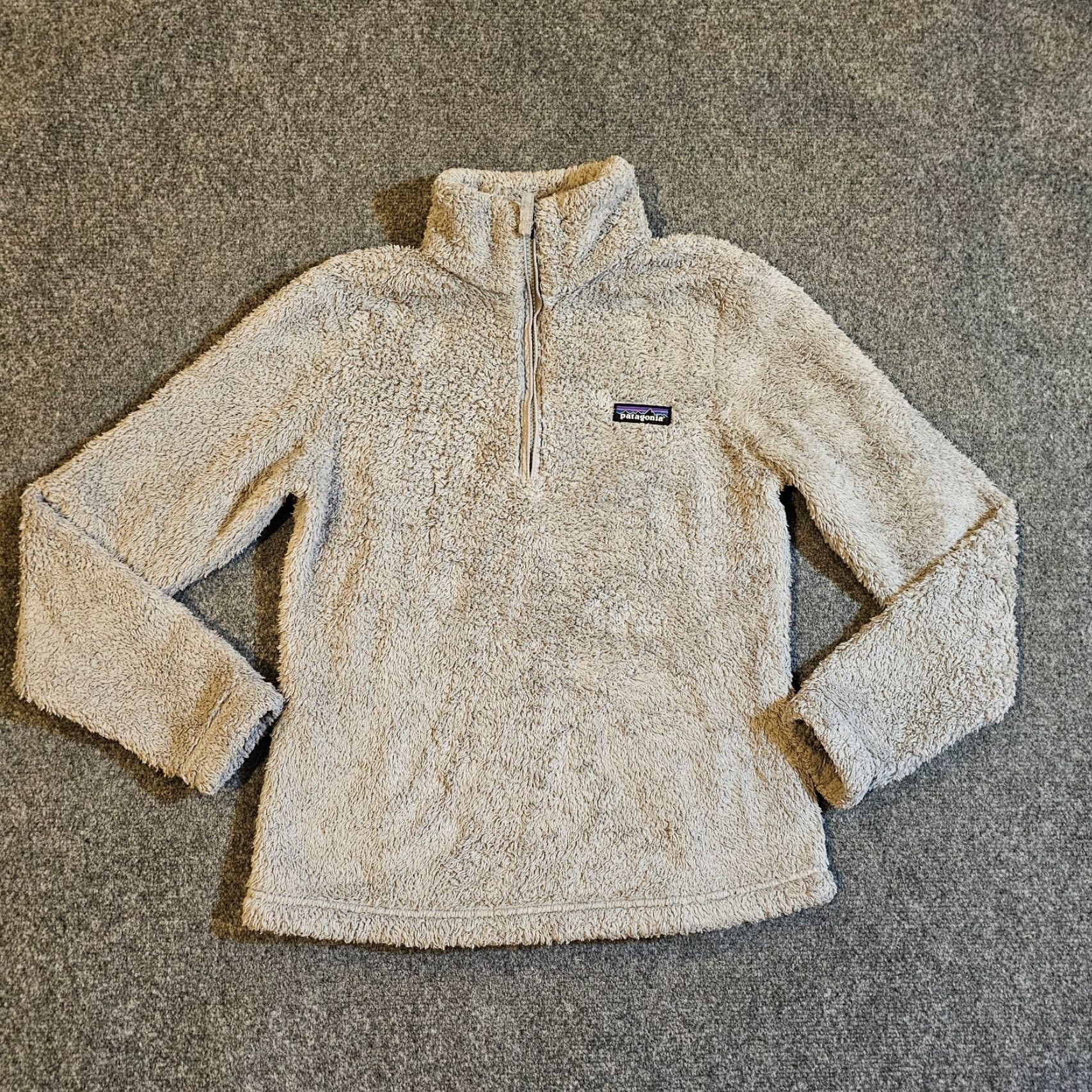 Patagonia Patagonia Sweatshirt Womens Small Gray Los Gatos Fuzzy Fleece 1/4 Zip Mock Neck Pullover Long Sleeve Size S / US 4 / IT 40 - 2 Thumbnail