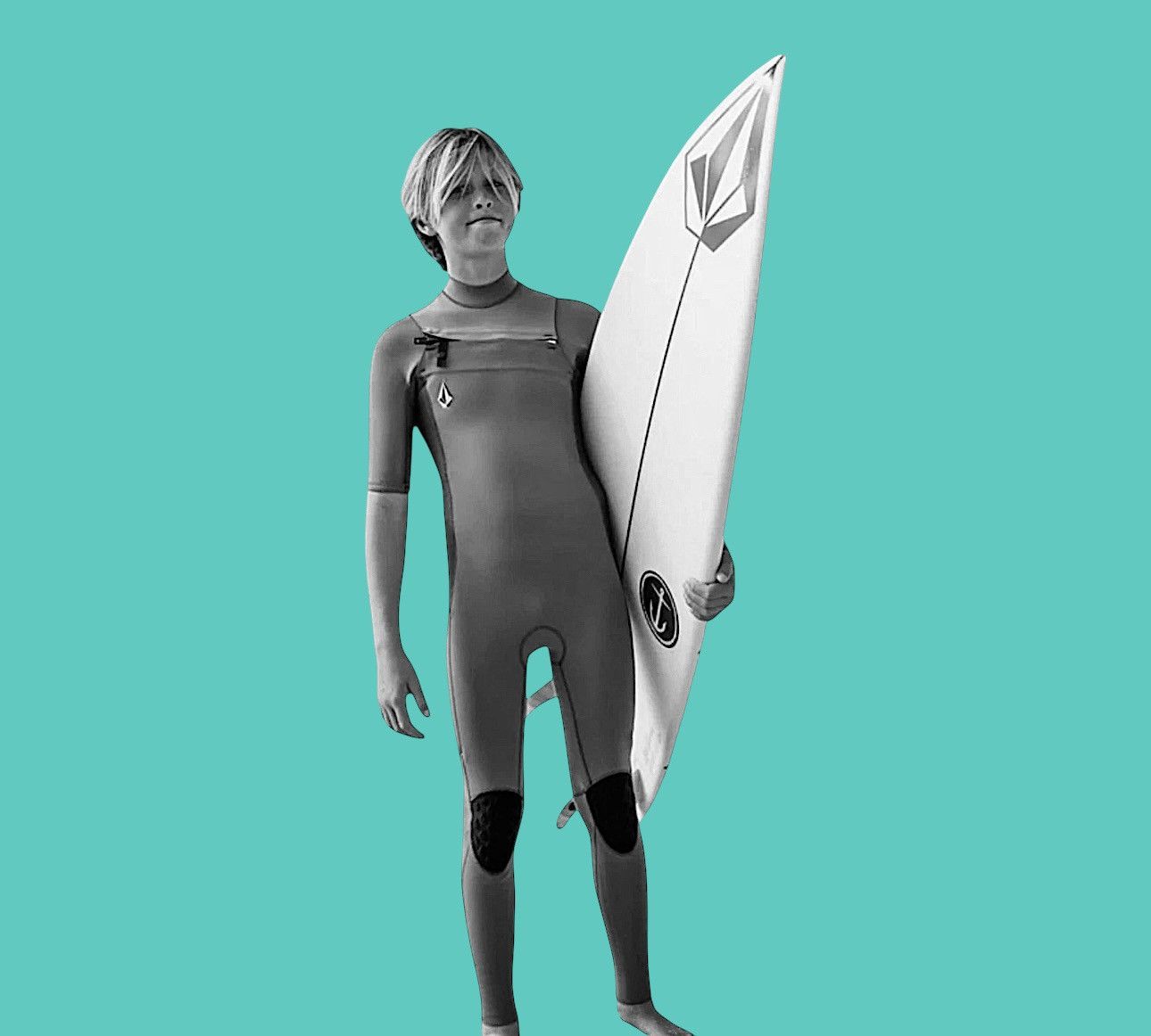 Volcom Volcom Boys Modulator Grey Surf Wetsuit 2mm Thick Sz 14 Size ONE SIZE - 16 Thumbnail