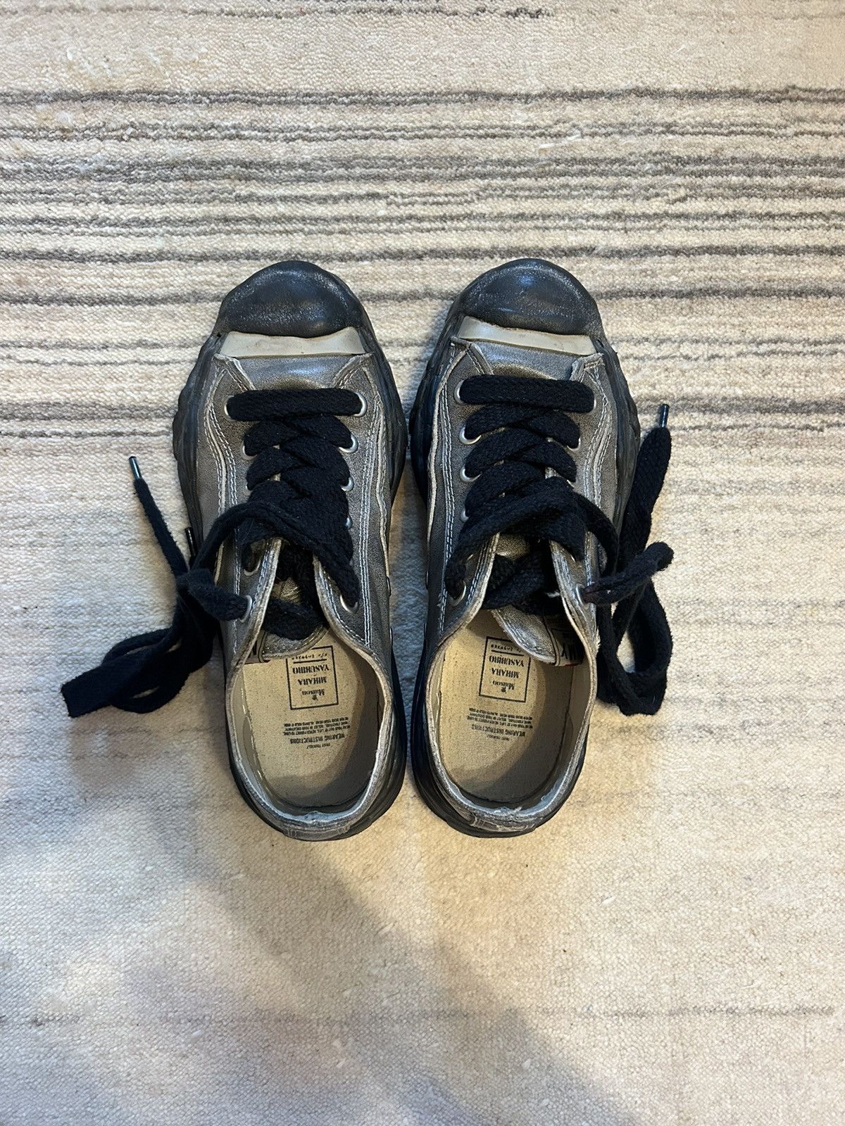 Maison MIHARA YASUHIRO Mihara Yasuhiro Leather Sneakers Size US 7 / EU 40 - 9 Thumbnail