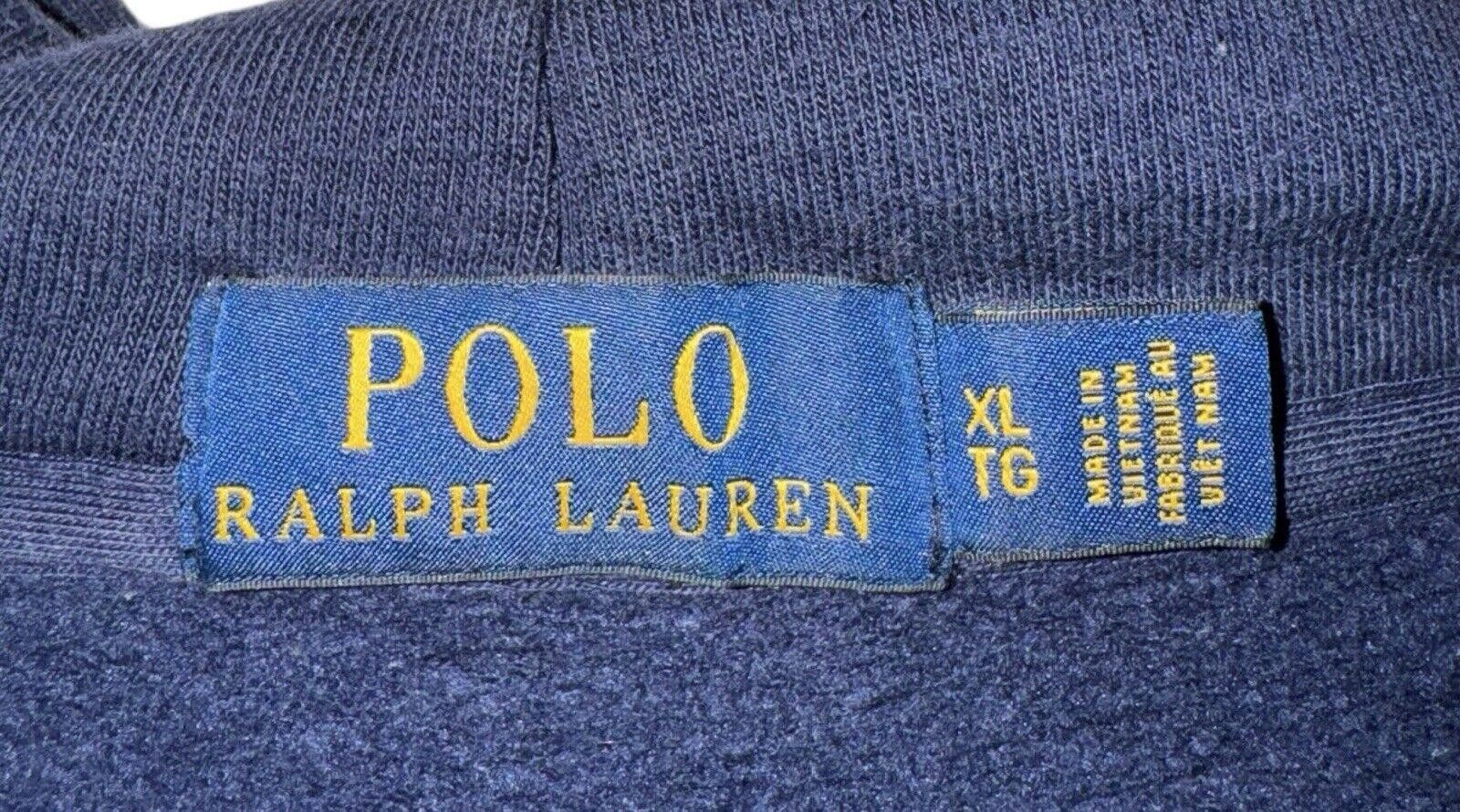 Polo Ralph Lauren Polo Ralph Lauren Big Pony Hoodie Blue Yellow Sz XL RARE Size US 36 / EU 52 - 6 Thumbnail