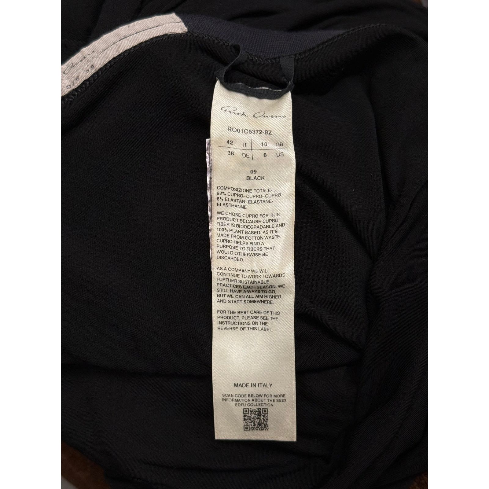 Rick Owens S/S2023 Rick Owens runway mermaid extra long skirt Size 28" / US 6 / IT 42 - 9 Thumbnail