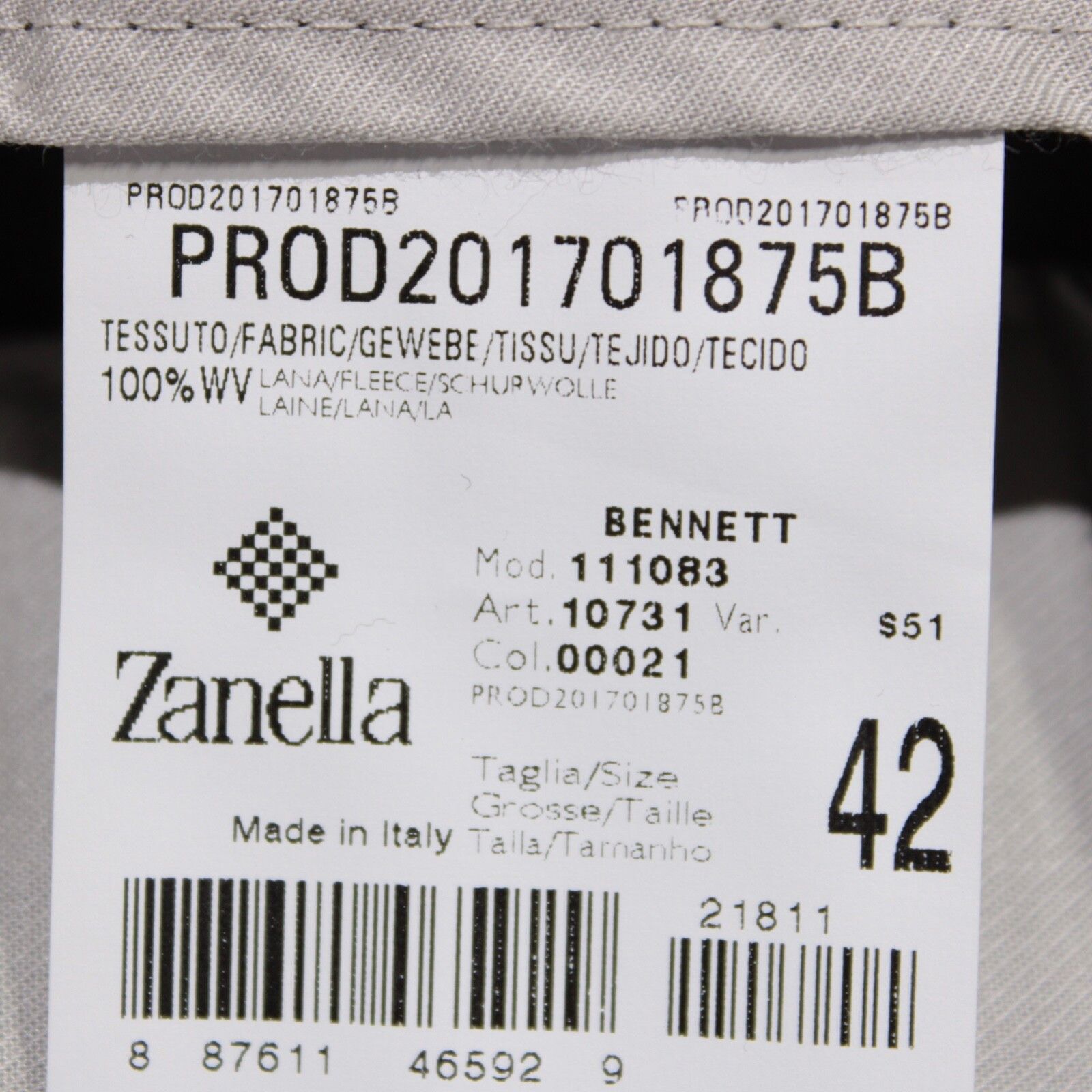 Zanella New with tags Dress Pants Size 42 US In Gray