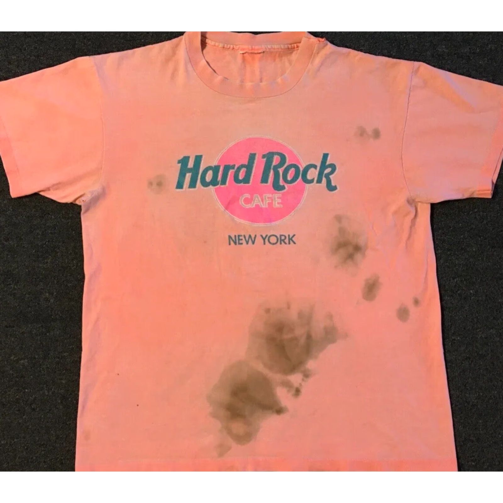 Thrasher Vtg 90s Hard Rock Cafe New York Thrashed Faded Distress Shirt M Grunge Biker Bar Size US M / EU 48-50 / 2 - 2 Thumbnail