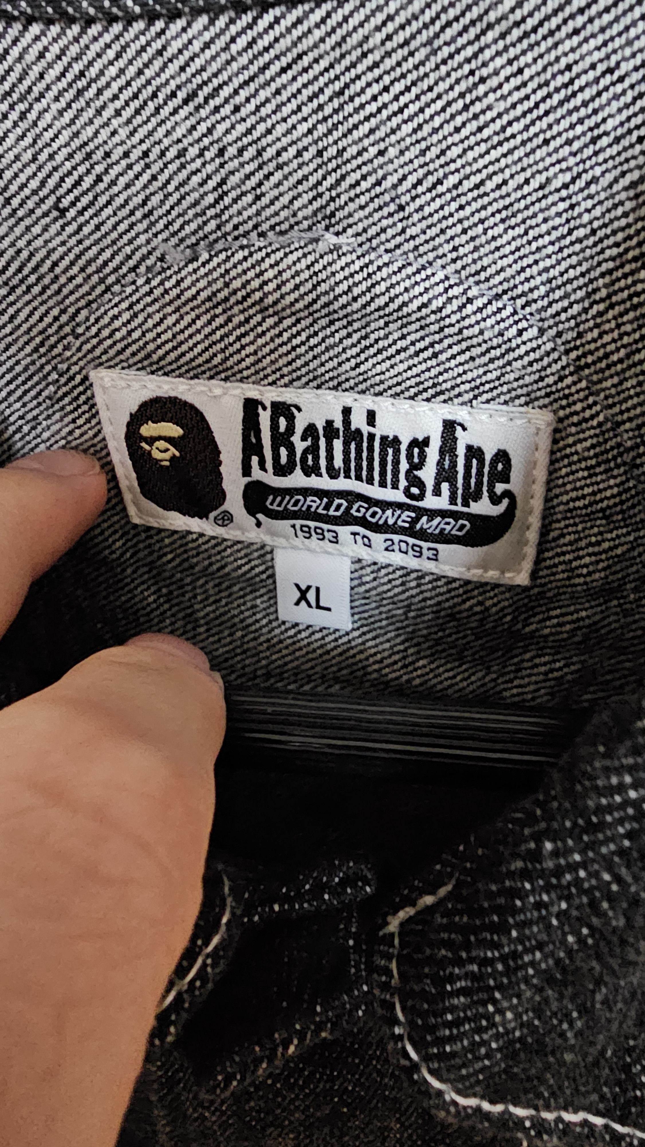 Bape × XO The Weeknd XO Bape Denim Jacket Size US XL / EU 56 / 4 - 6 Thumbnail