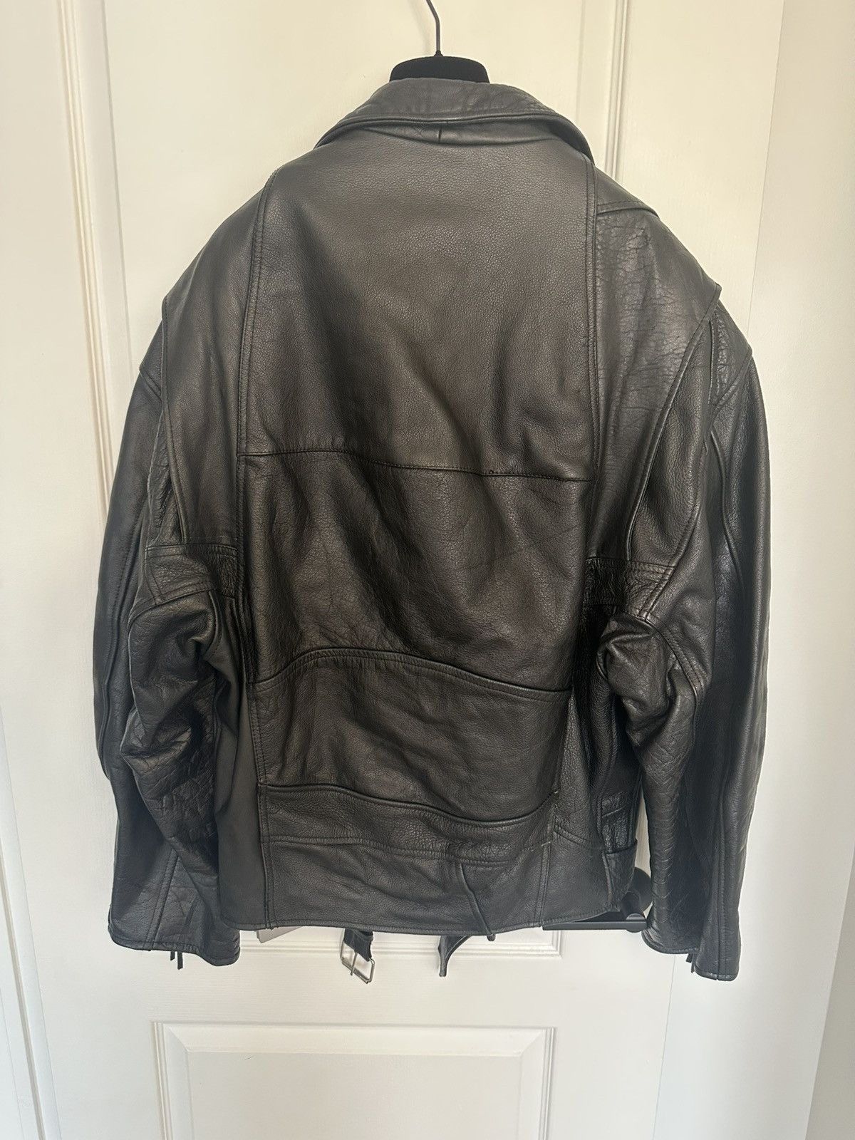 Balenciaga Balenciaga Fall 22 lost tape leather jacket Size US XS / EU 42 / 0 - 9 Thumbnail